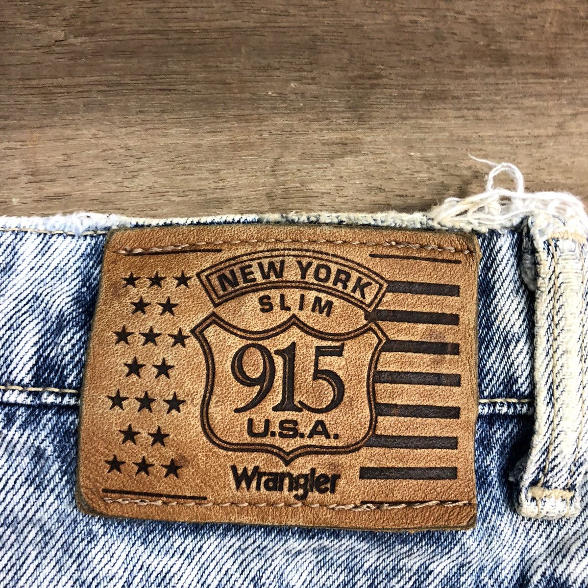 Vintage Vtg Wrangler Blue denim Jeans Pants #4602 Size US 29 - 14 Thumbnail