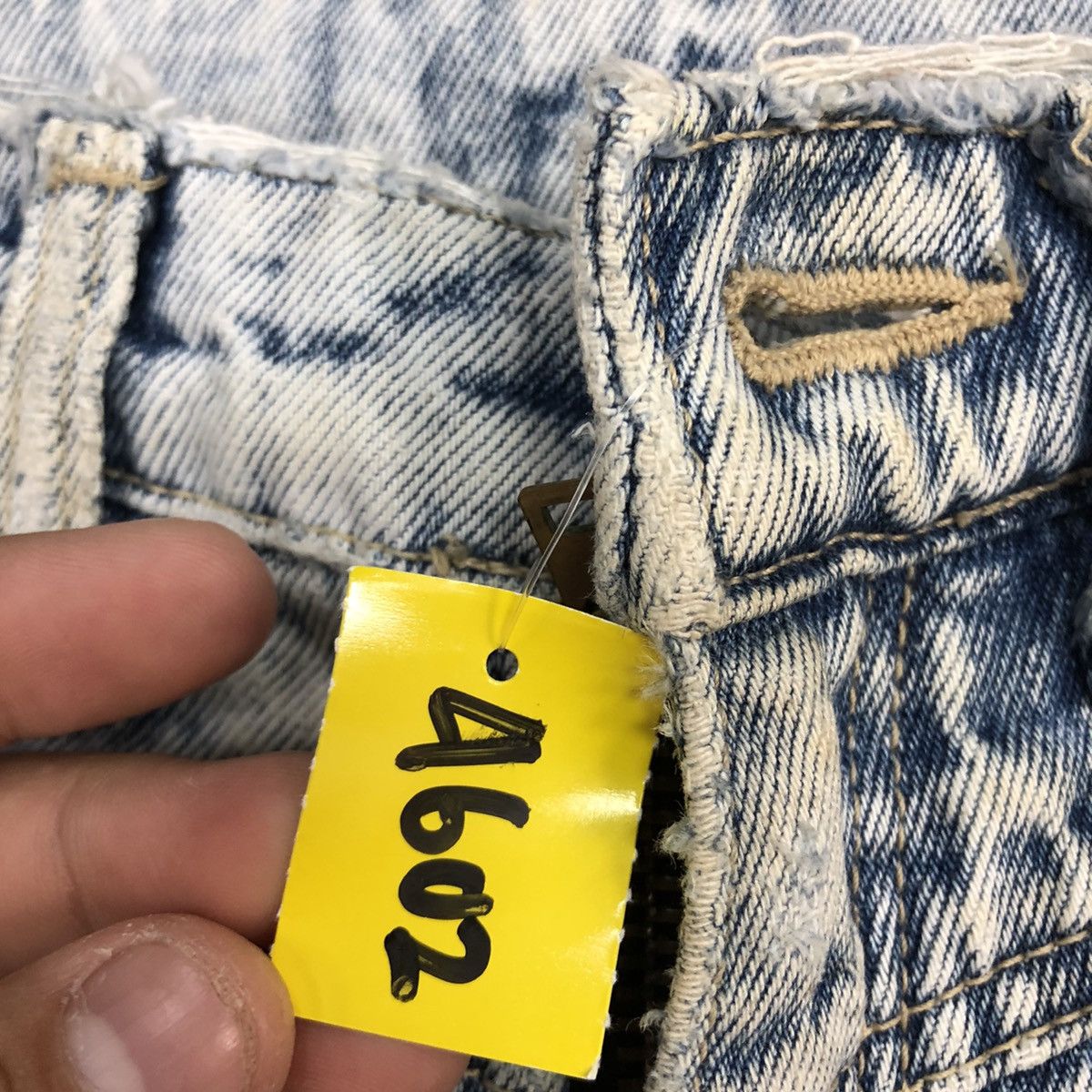 Vintage Vtg Wrangler Blue denim Jeans Pants #4602 Size US 29 - 8 Thumbnail