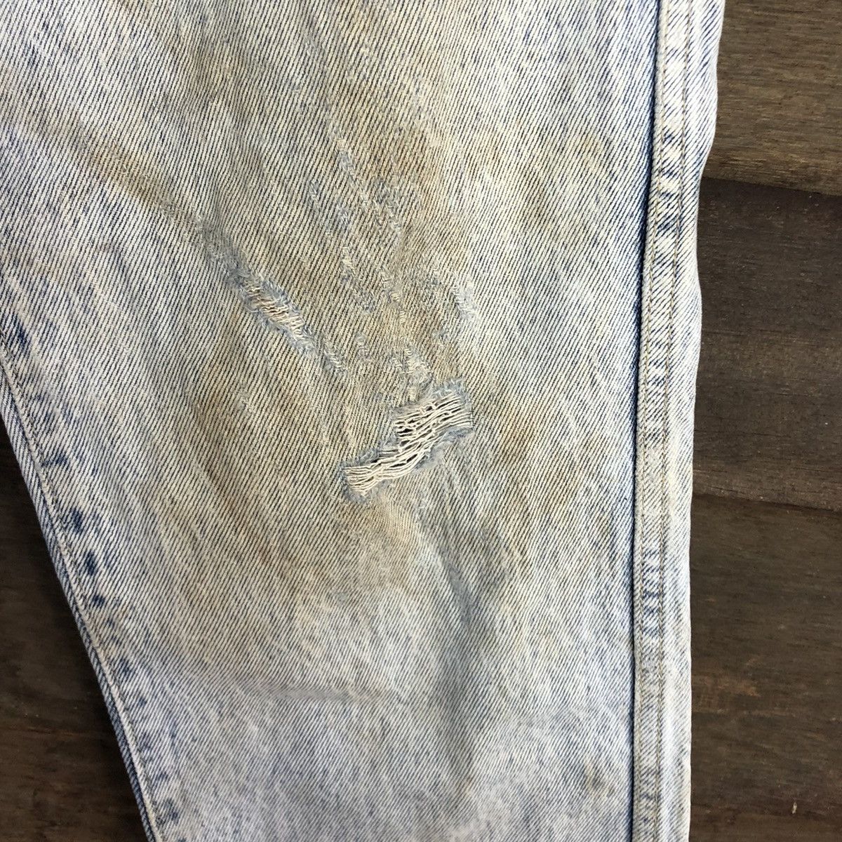 Vintage Vtg Wrangler Blue denim Jeans Pants #4602 Size US 29 - 9 Thumbnail