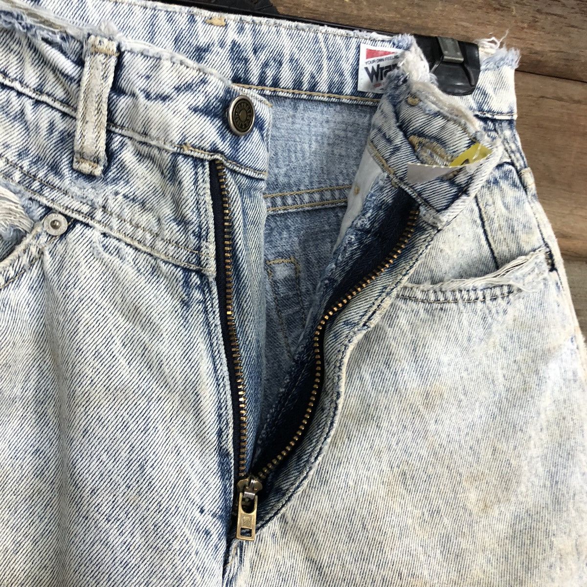 Vintage Vtg Wrangler Blue denim Jeans Pants #4602 Size US 29 - 6 Thumbnail