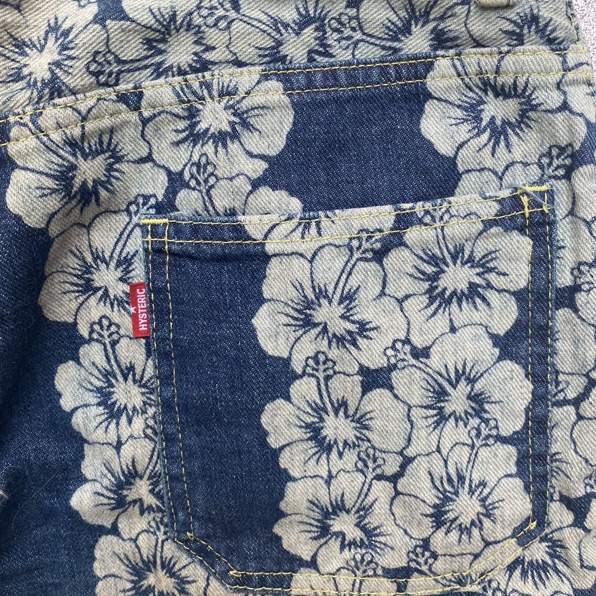Hysteric Glamour Vintage HG Floral Cropped Bootcut Size US 29 - 6 Thumbnail