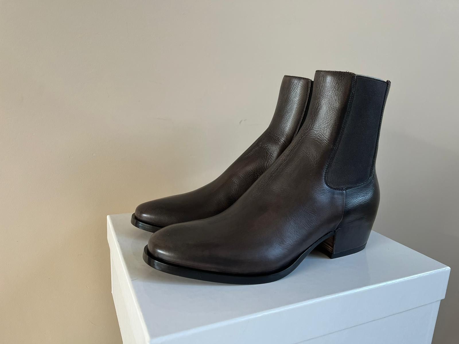 Givenchy Wedge Heel Texas Boots in Dark Chocolate Size US 11 / EU 44 - 3 Thumbnail