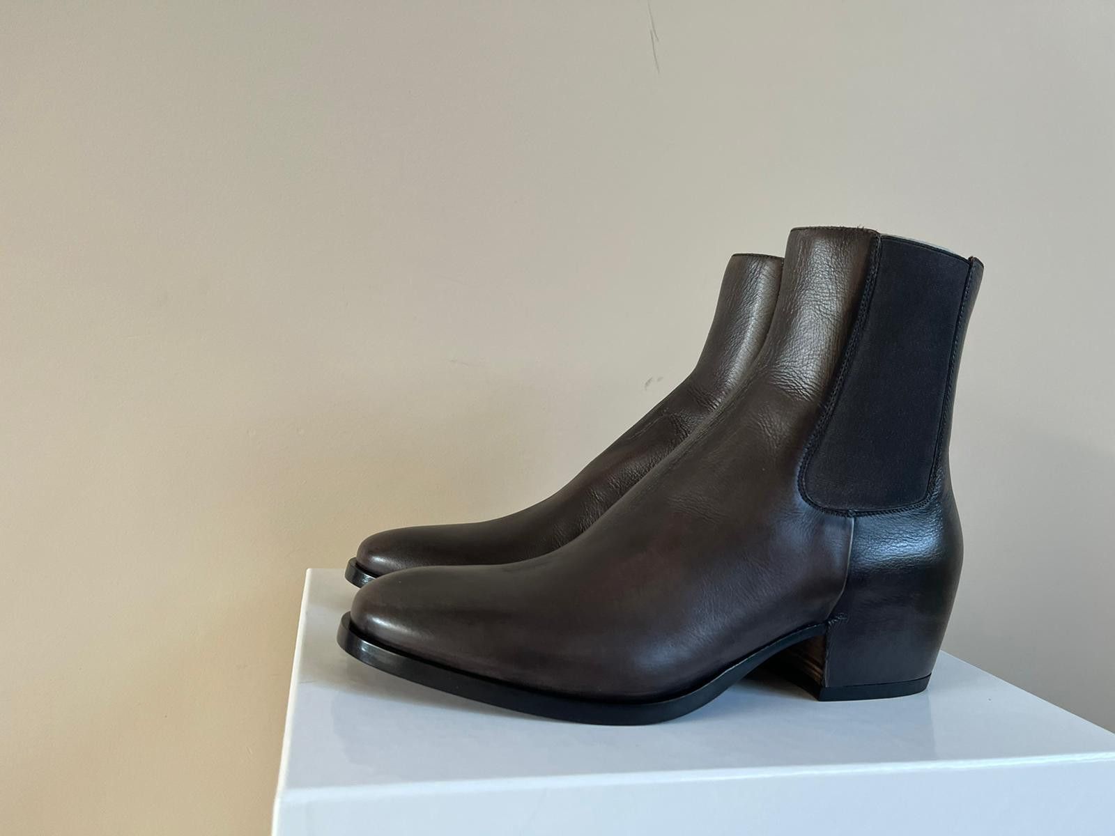 Givenchy Wedge Heel Texas Boots in Dark Chocolate Size US 11 / EU 44 - 2 Thumbnail