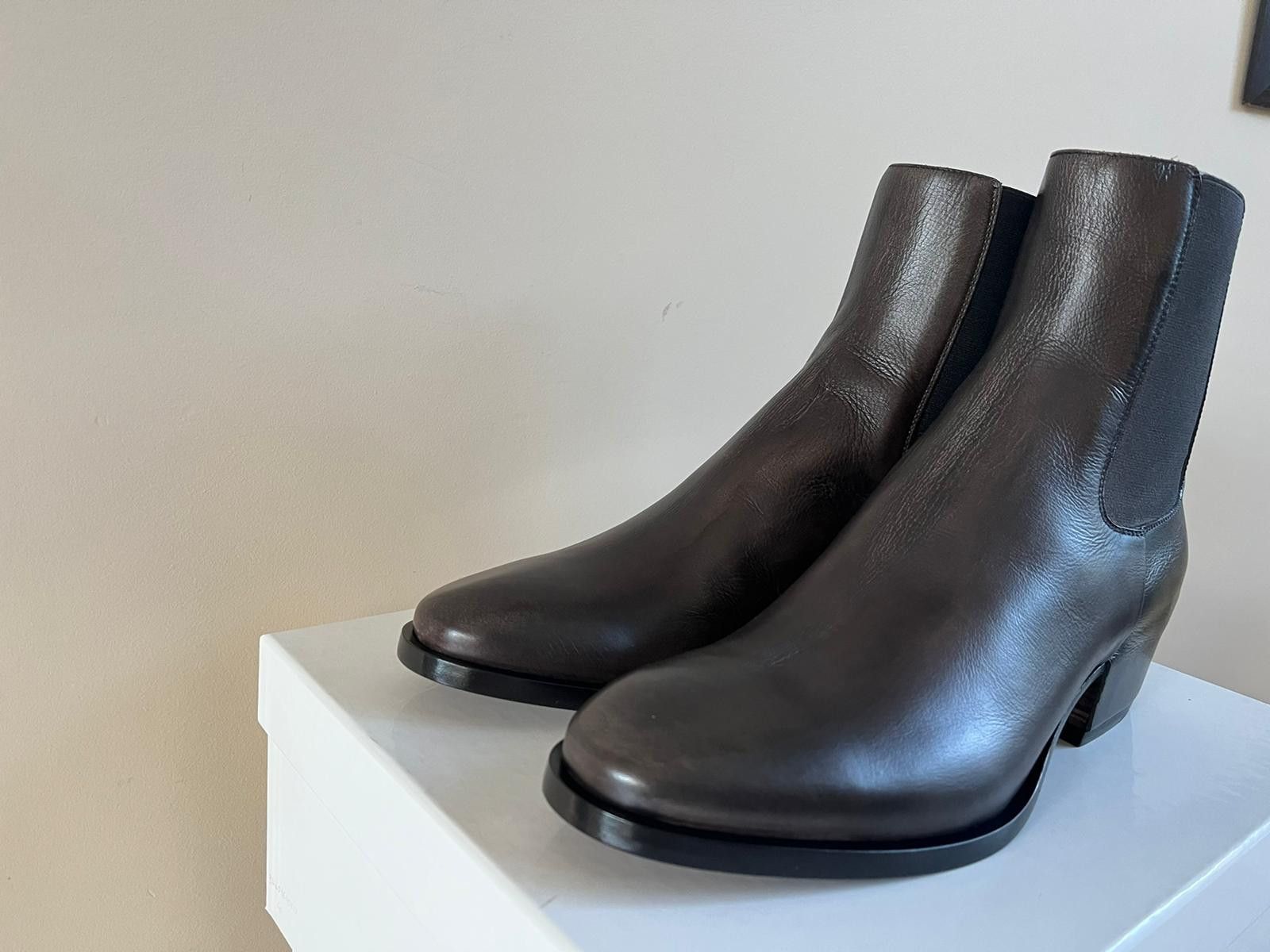 Givenchy Wedge Heel Texas Boots in Dark Chocolate Size US 11 / EU 44 - 6 Thumbnail