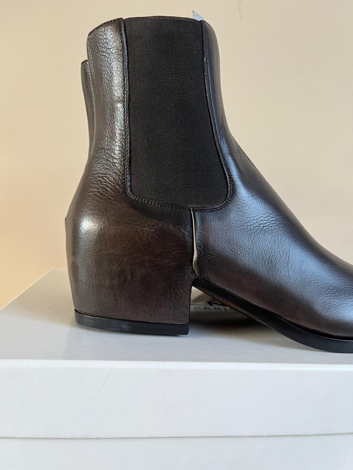 Givenchy Wedge Heel Texas Boots in Dark Chocolate Size US 11 / EU 44 - 7 Thumbnail