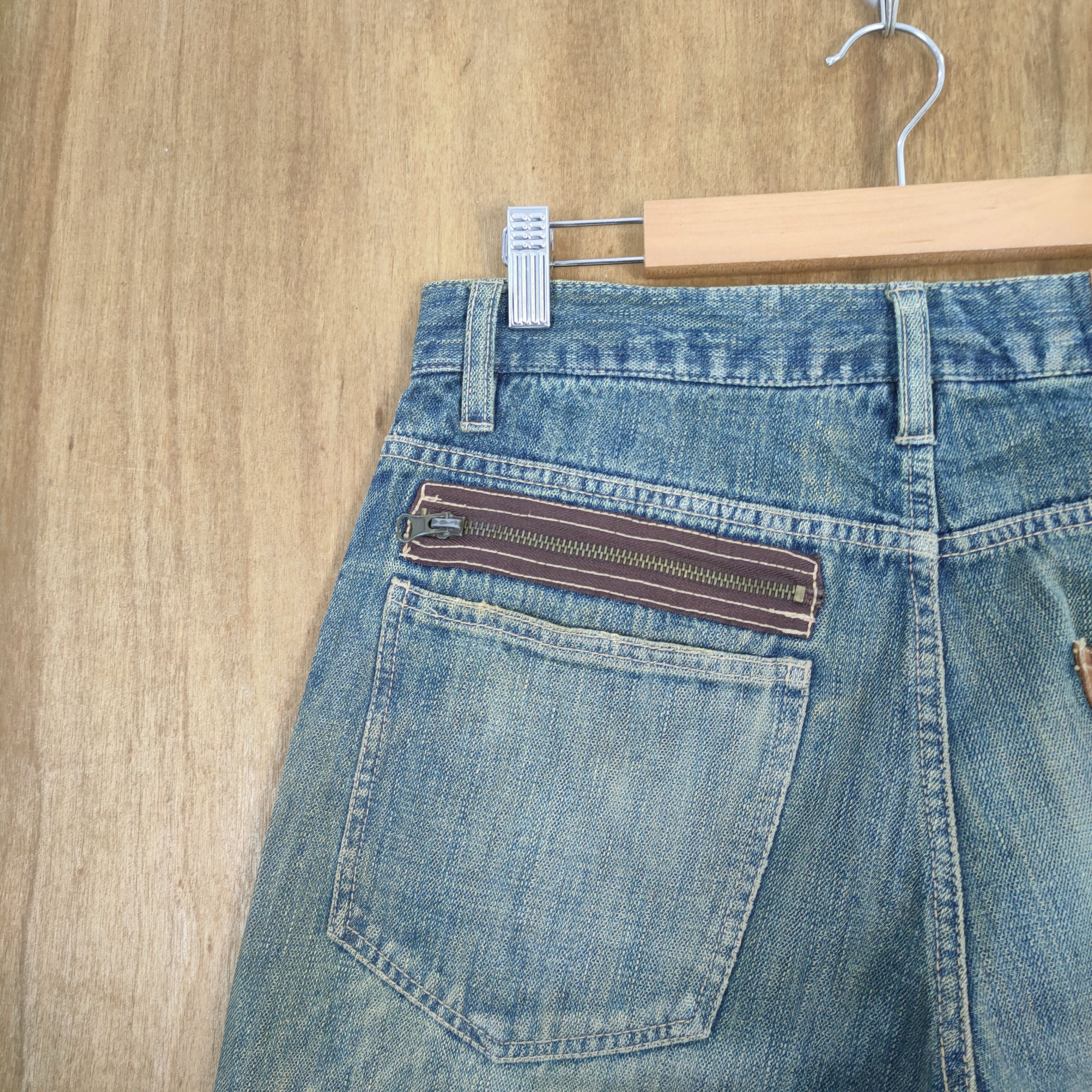 Rusty VINTAGE DIRTY JEWEL PACTH BORO DISTRESSED JEANS DENIM PANTS Size US 30 / EU 46 - 14 Thumbnail