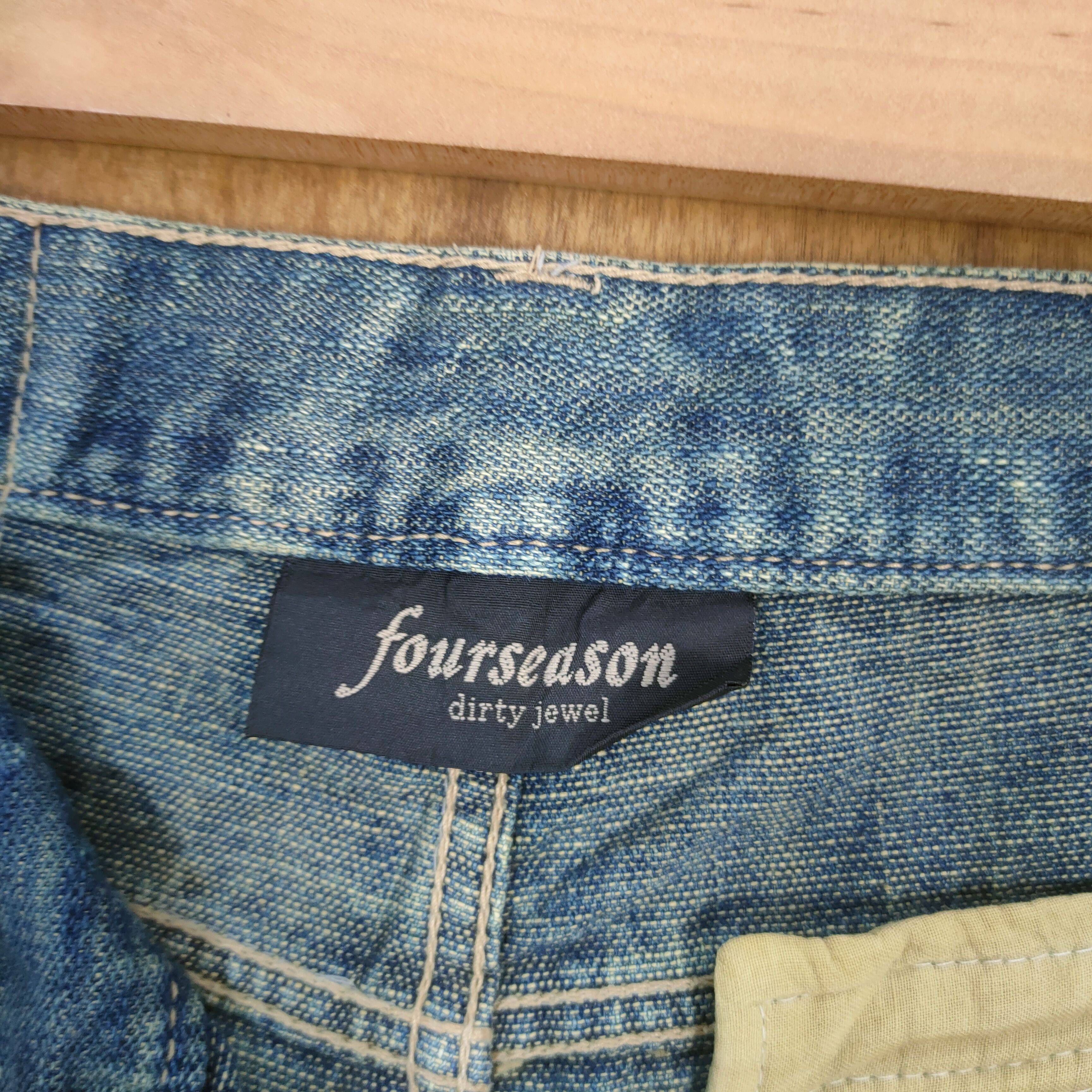 Rusty VINTAGE DIRTY JEWEL PACTH BORO DISTRESSED JEANS DENIM PANTS Size US 30 / EU 46 - 15 Thumbnail