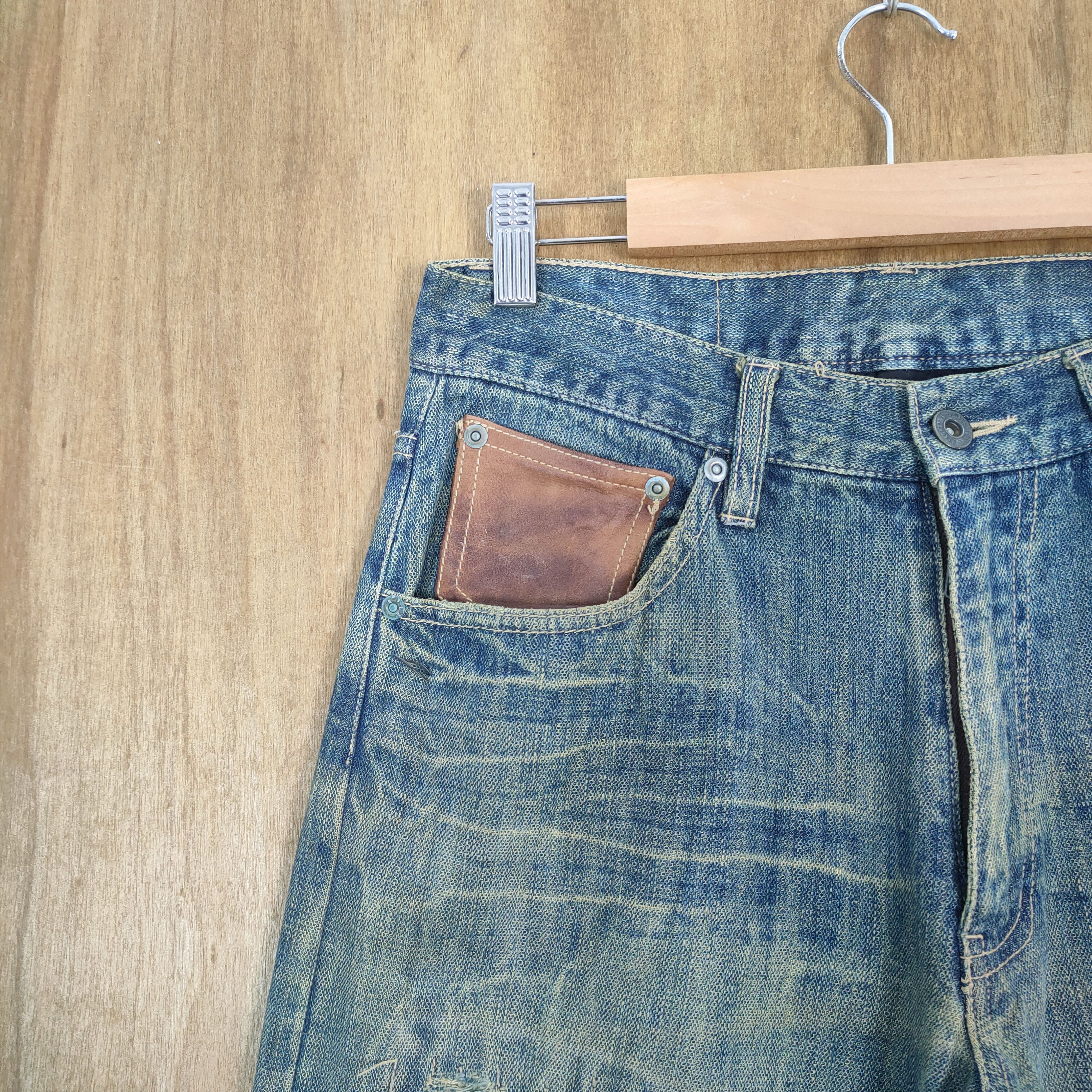 Rusty VINTAGE DIRTY JEWEL PACTH BORO DISTRESSED JEANS DENIM PANTS Size US 30 / EU 46 - 5 Thumbnail