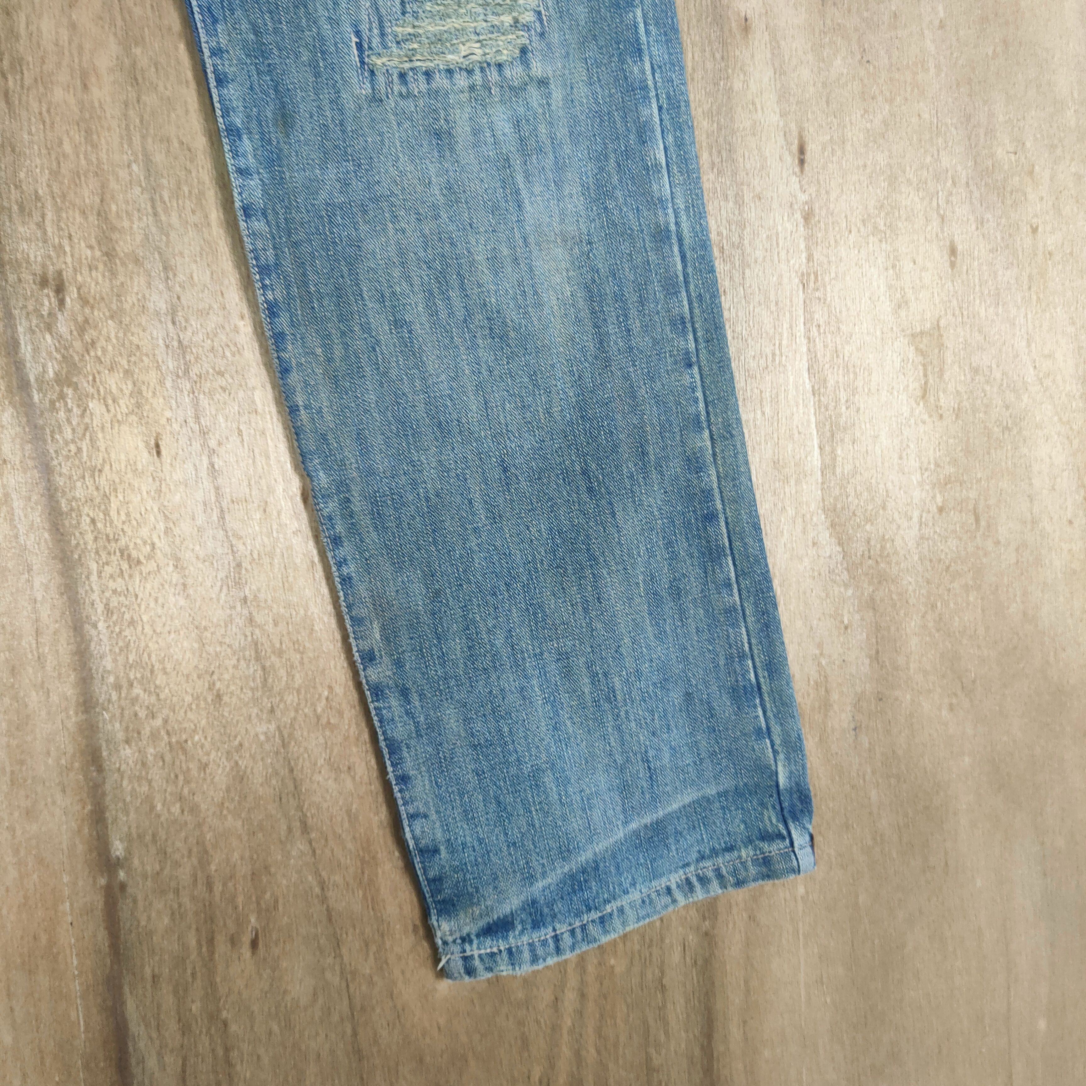 Rusty VINTAGE DIRTY JEWEL PACTH BORO DISTRESSED JEANS DENIM PANTS Size US 30 / EU 46 - 11 Thumbnail