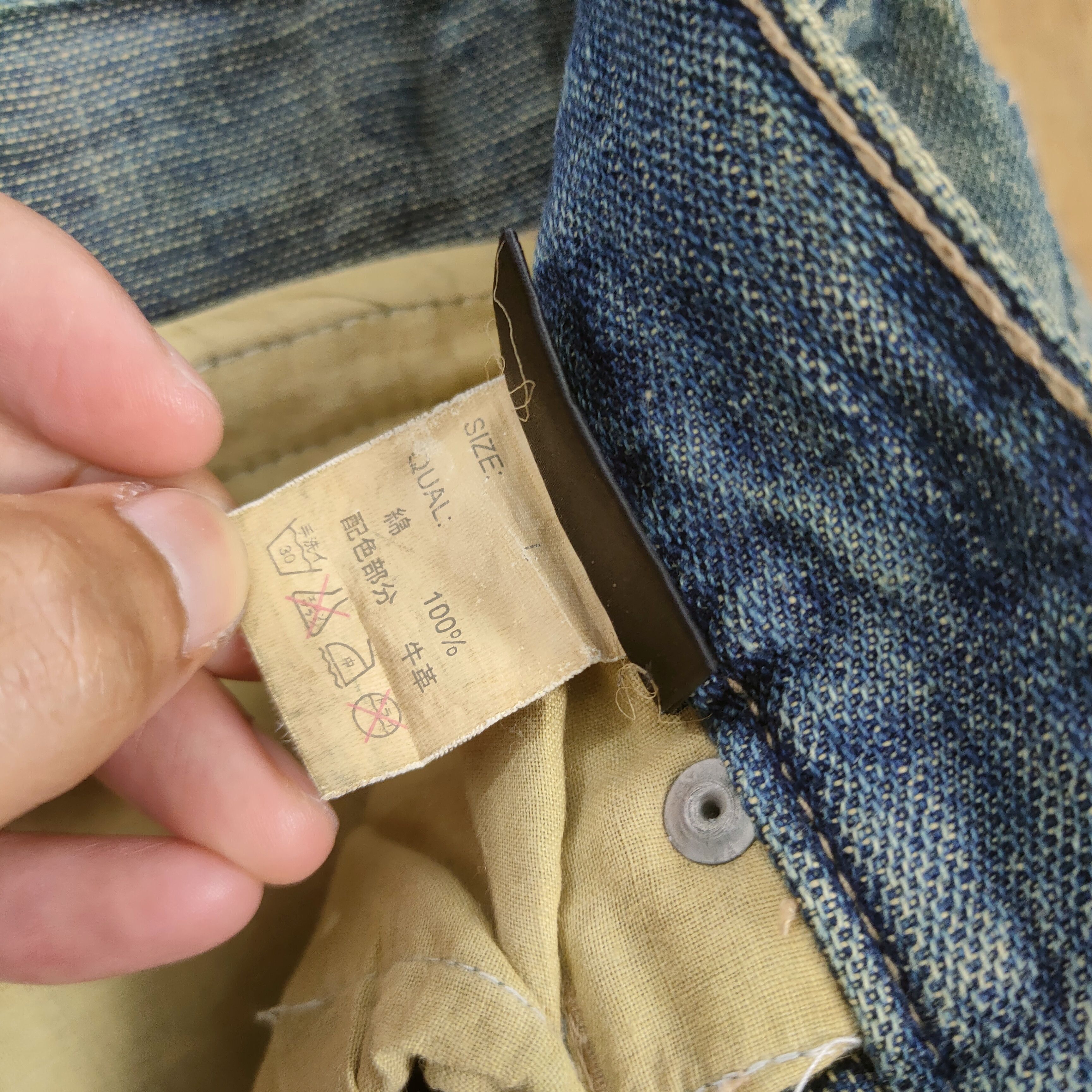 Rusty VINTAGE DIRTY JEWEL PACTH BORO DISTRESSED JEANS DENIM PANTS Size US 30 / EU 46 - 16 Thumbnail
