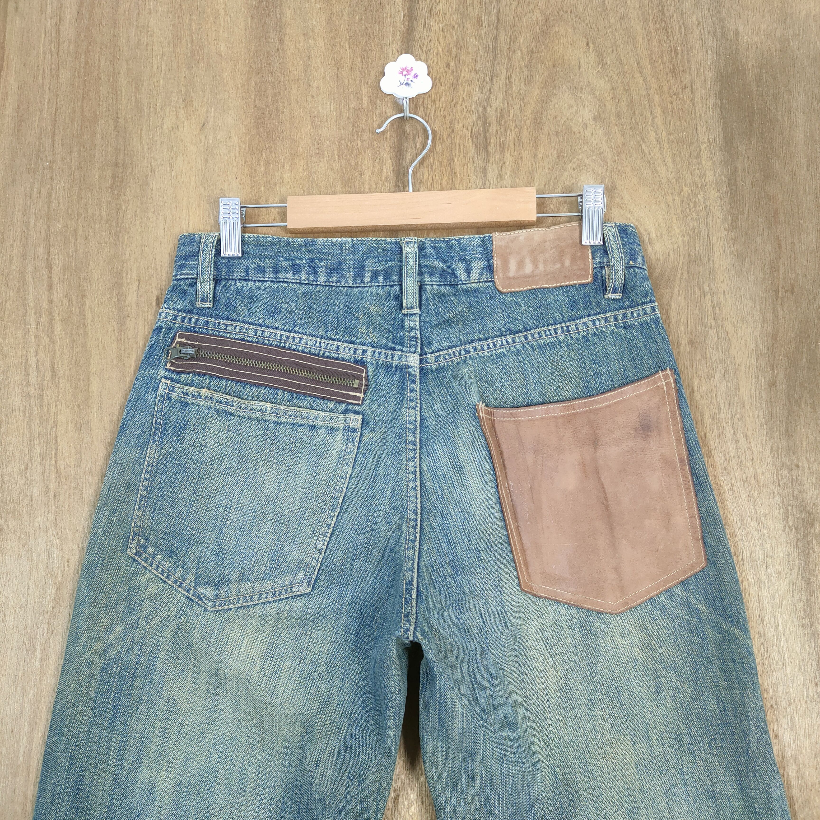 Rusty VINTAGE DIRTY JEWEL PACTH BORO DISTRESSED JEANS DENIM PANTS Size US 30 / EU 46 - 8 Thumbnail