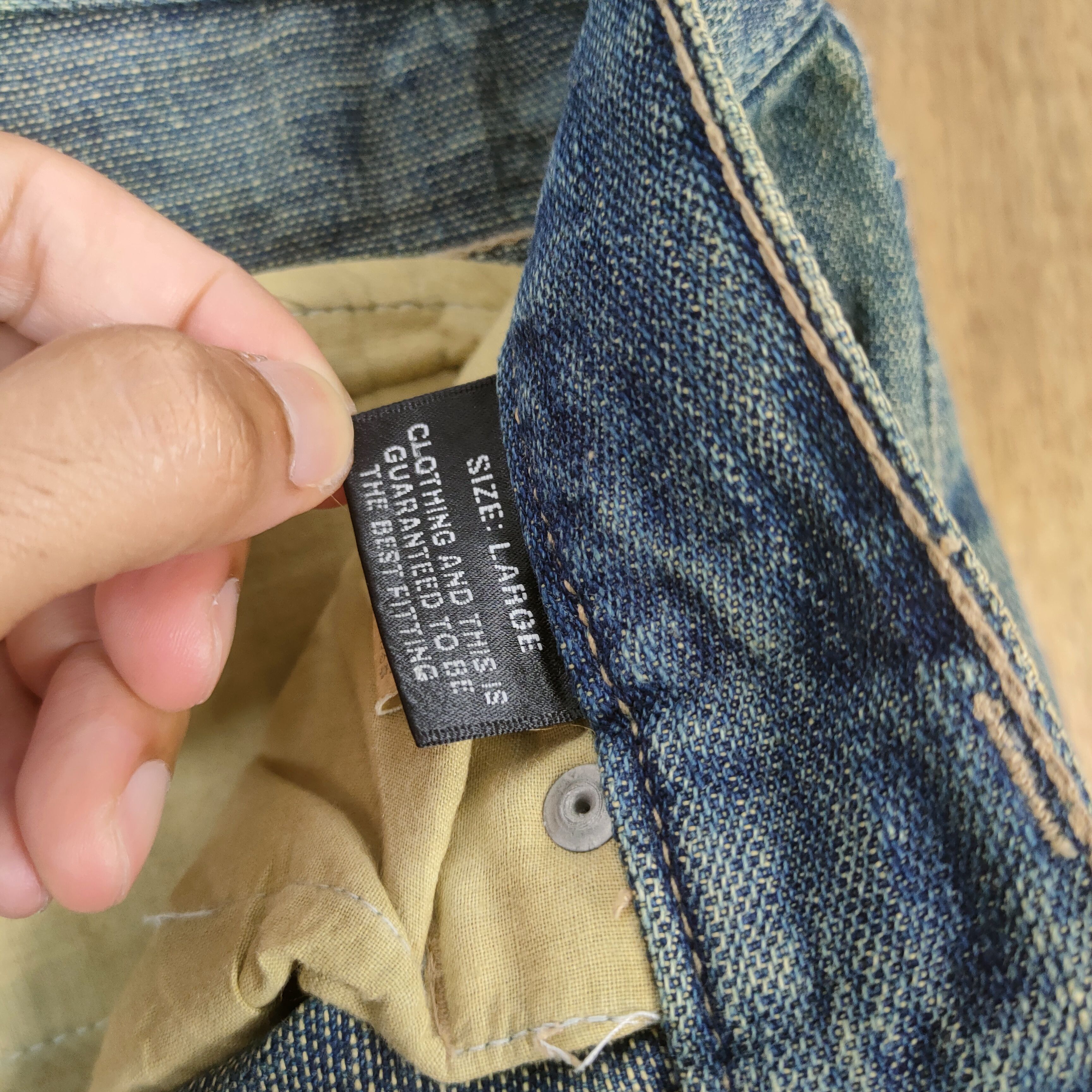 Rusty VINTAGE DIRTY JEWEL PACTH BORO DISTRESSED JEANS DENIM PANTS Size US 30 / EU 46 - 17 Thumbnail