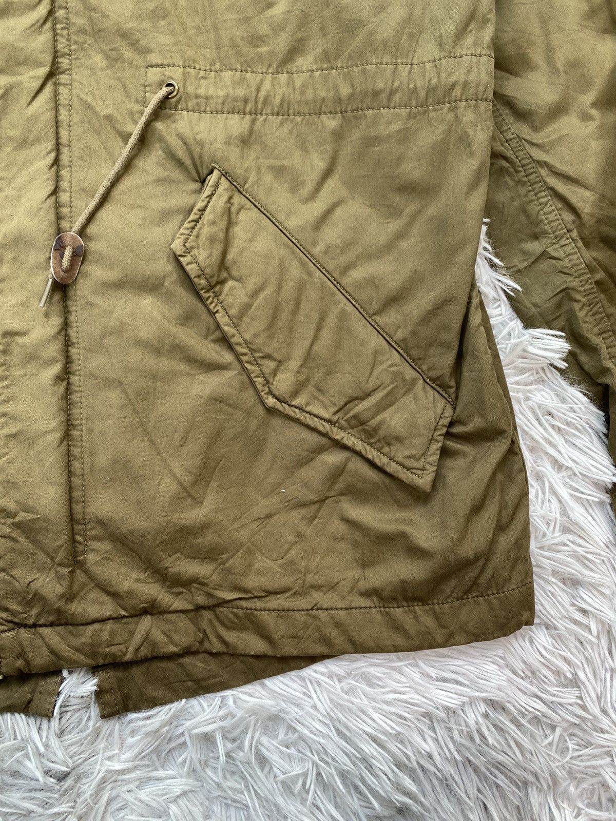 Japanese Brand × Vintage Vintage Green Military Parka Scream Japanese Brand Fit M Size US XL / EU 56 / 4 - 8 Thumbnail