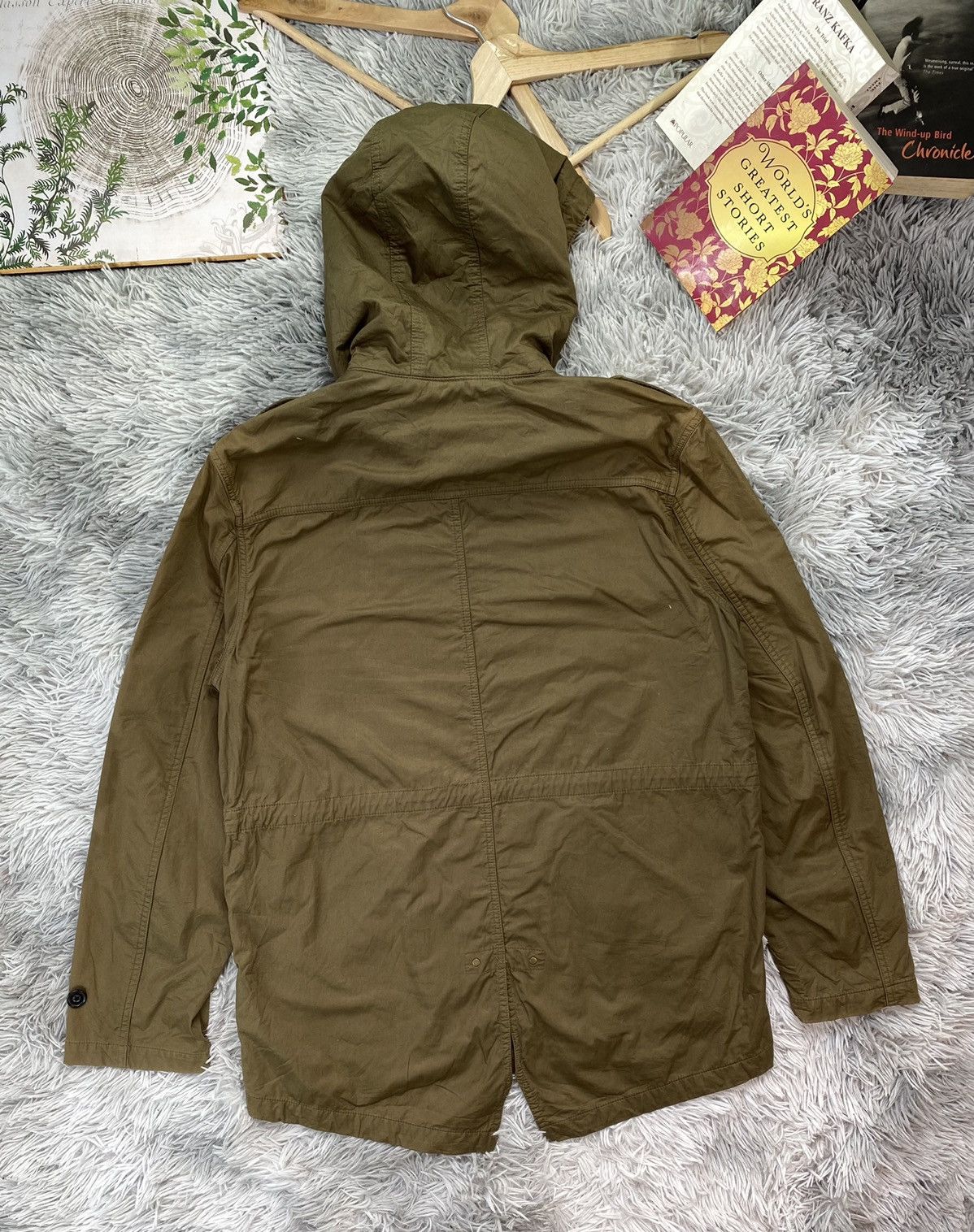 Japanese Brand × Vintage Vintage Green Military Parka Scream Japanese Brand Fit M Size US XL / EU 56 / 4 - 9 Thumbnail