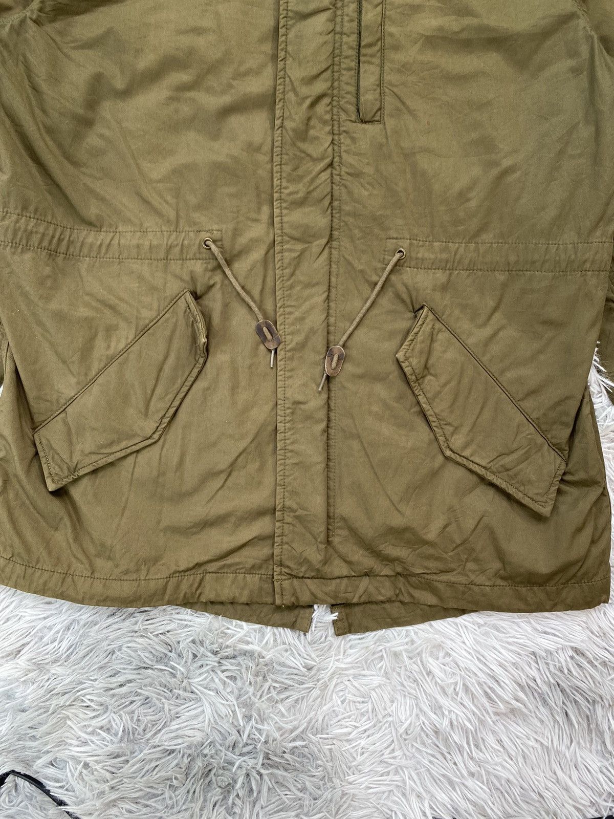 Japanese Brand × Vintage Vintage Green Military Parka Scream Japanese Brand Fit M Size US XL / EU 56 / 4 - 4 Thumbnail