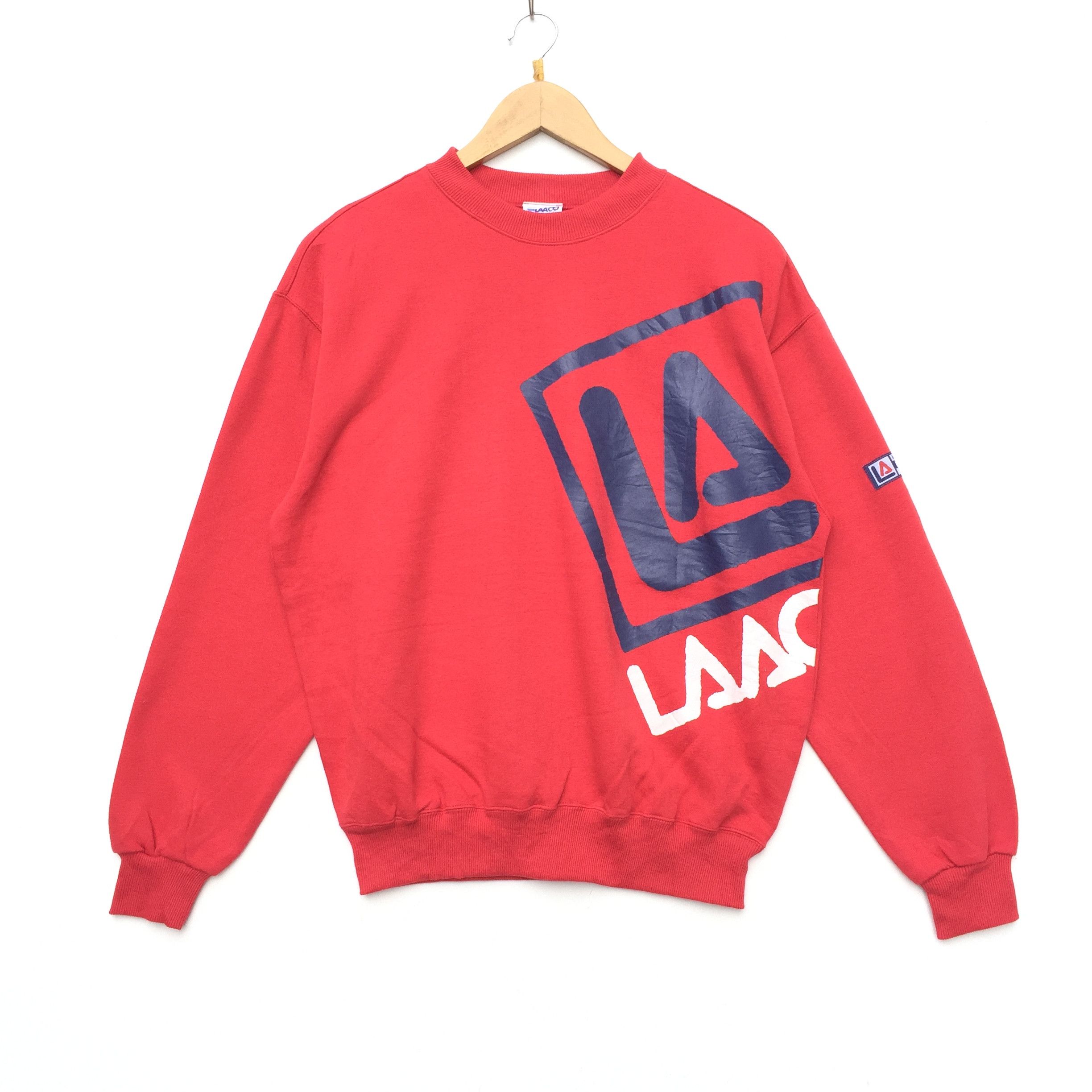 Vintage Vintage LAACO USA Sweatshirt Size US M / EU 48-50 / 2 - 1 Thumbnail