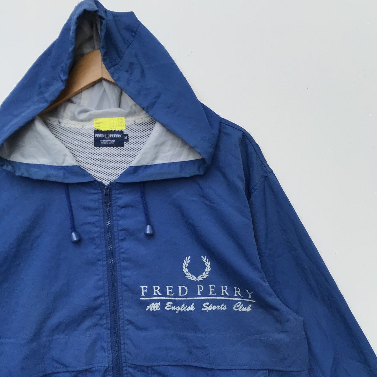 Fred Perry × Vintage Vintage Fred perry London Big Logo Hoodie Jacket Size US M / EU 48-50 / 2 - 6 Thumbnail