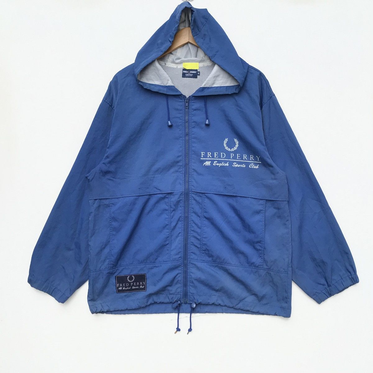 Fred Perry × Vintage Vintage Fred perry London Big Logo Hoodie Jacket Size US M / EU 48-50 / 2 - 2 Thumbnail