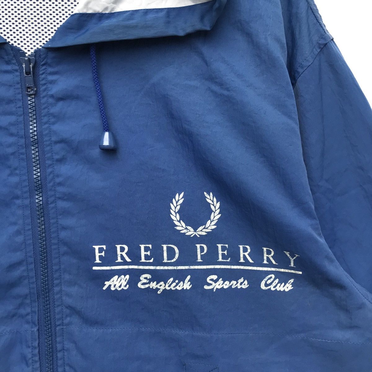 Fred Perry × Vintage Vintage Fred perry London Big Logo Hoodie Jacket Size US M / EU 48-50 / 2 - 7 Thumbnail