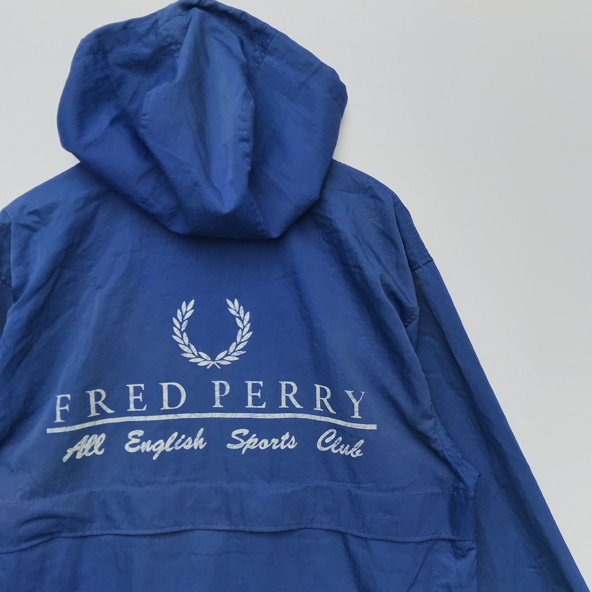 Fred Perry × Vintage Vintage Fred perry London Big Logo Hoodie Jacket Size US M / EU 48-50 / 2 - 3 Thumbnail
