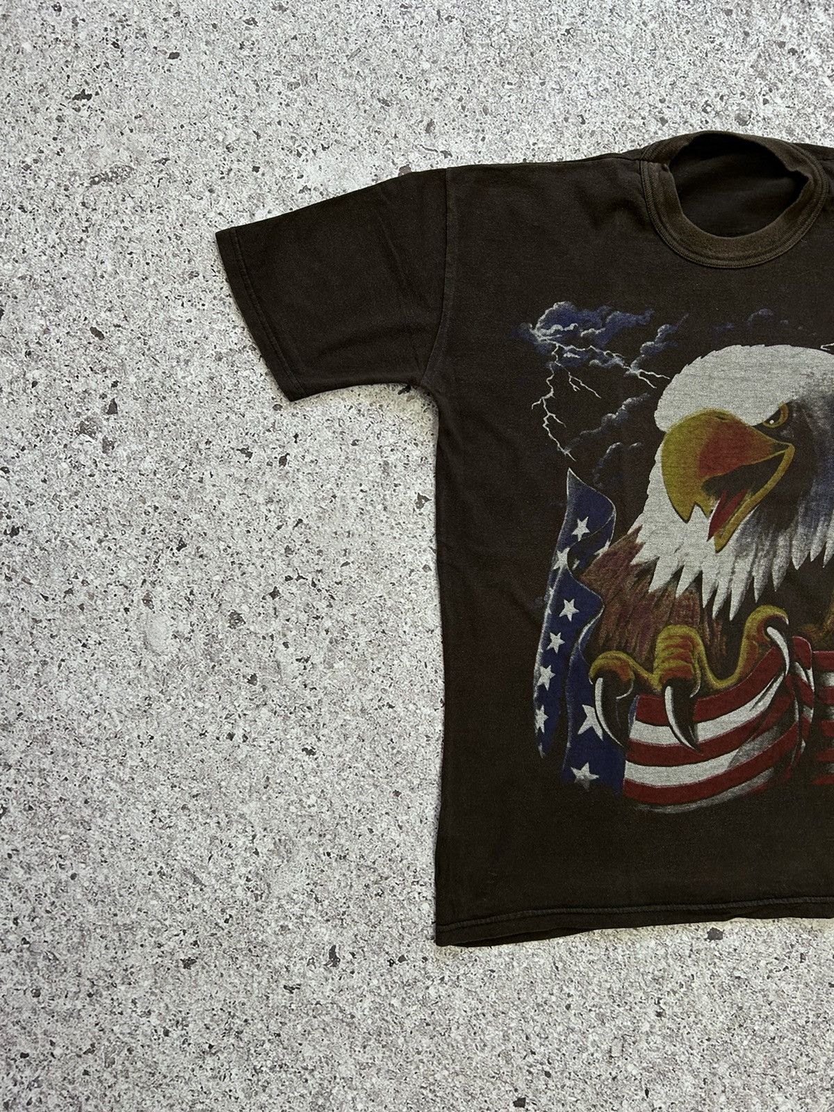 Vintage 🦅 Vintage 90’s The American Way Graphic Eagle Art T-Shirt Size US XL / EU 56 / 4 - 2 Thumbnail