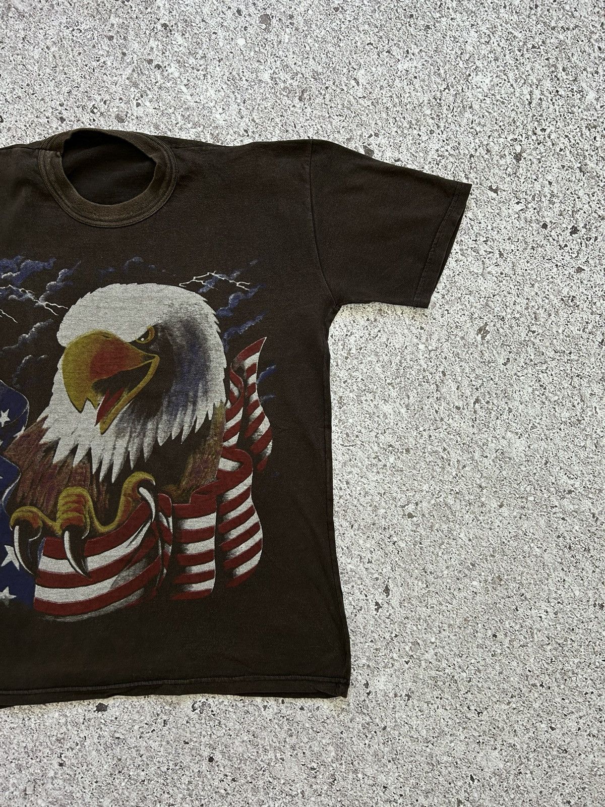 Vintage 🦅 Vintage 90’s The American Way Graphic Eagle Art T-Shirt Size US XL / EU 56 / 4 - 3 Thumbnail
