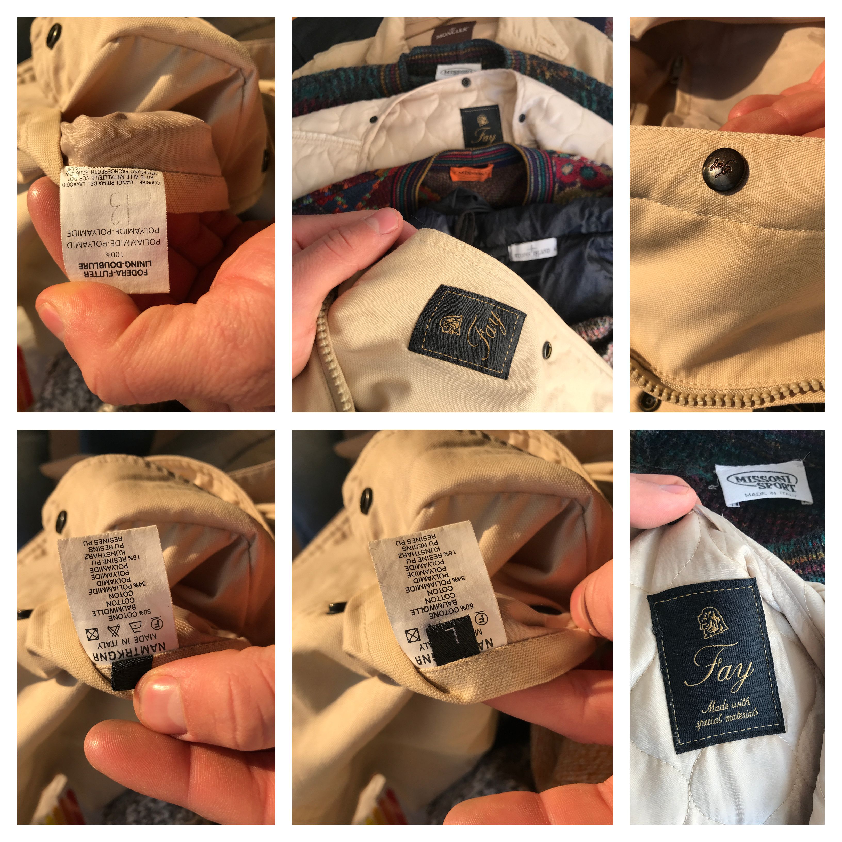 Fay FAY Double Jacket 4 Ganci EMA 4 Heavy Winter Size L 52 54 Size US L / EU 52-54 / 3 - 4 Thumbnail
