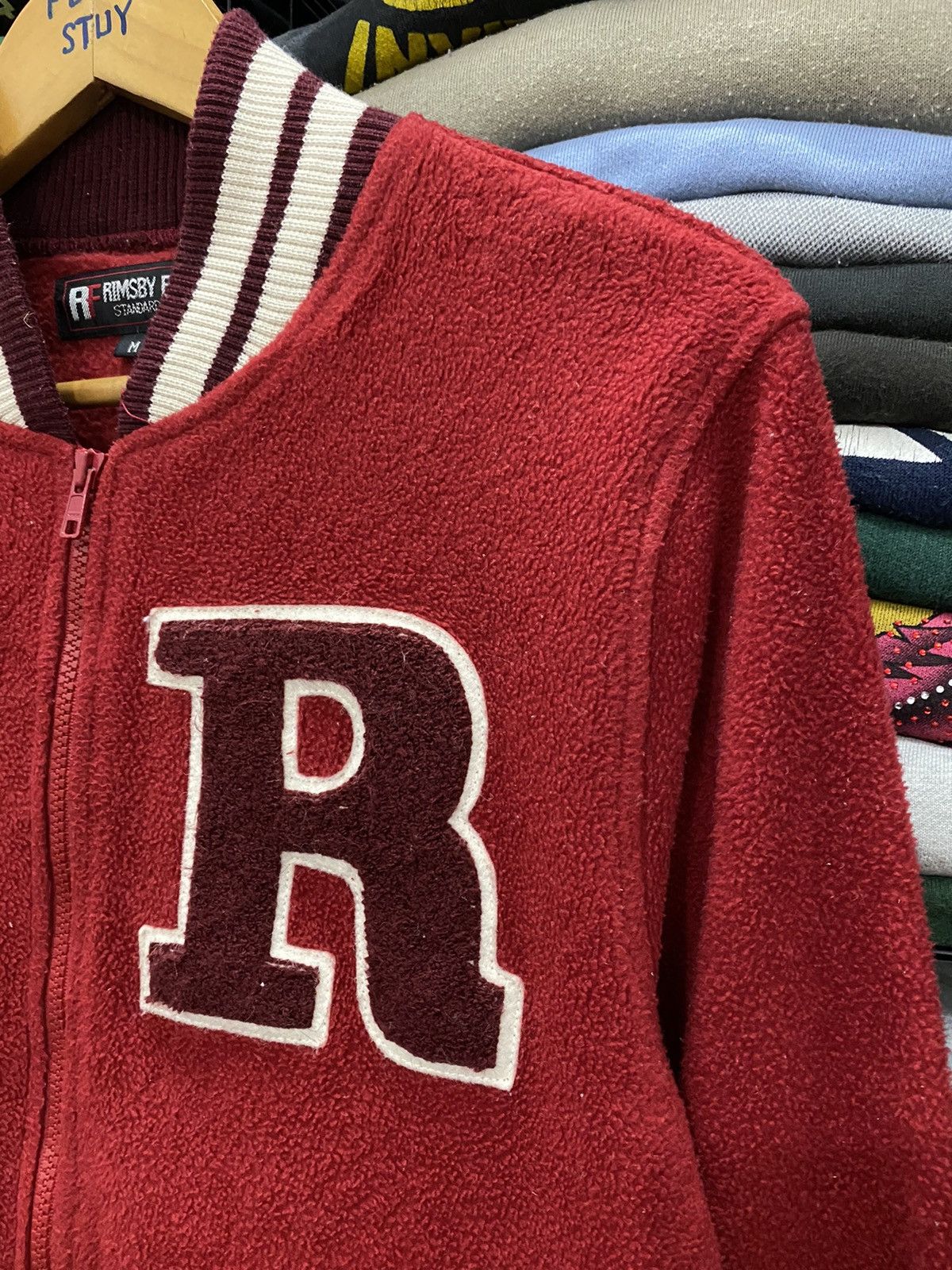 Other RIMSBY FIELD FLEECE VARSITY JACKET R LOGO Size US M / EU 48-50 / 2 - 3 Thumbnail