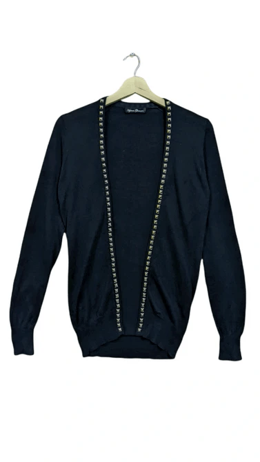 Hysteric Glamour Hysteric Glamour Studed Knit Cardigan Size US S / EU 44-46 / 1 - 1 Thumbnail
