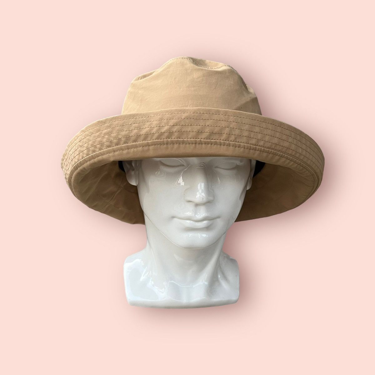 RARE MUJI WIDE BRIM NYLON BUCKET HAT