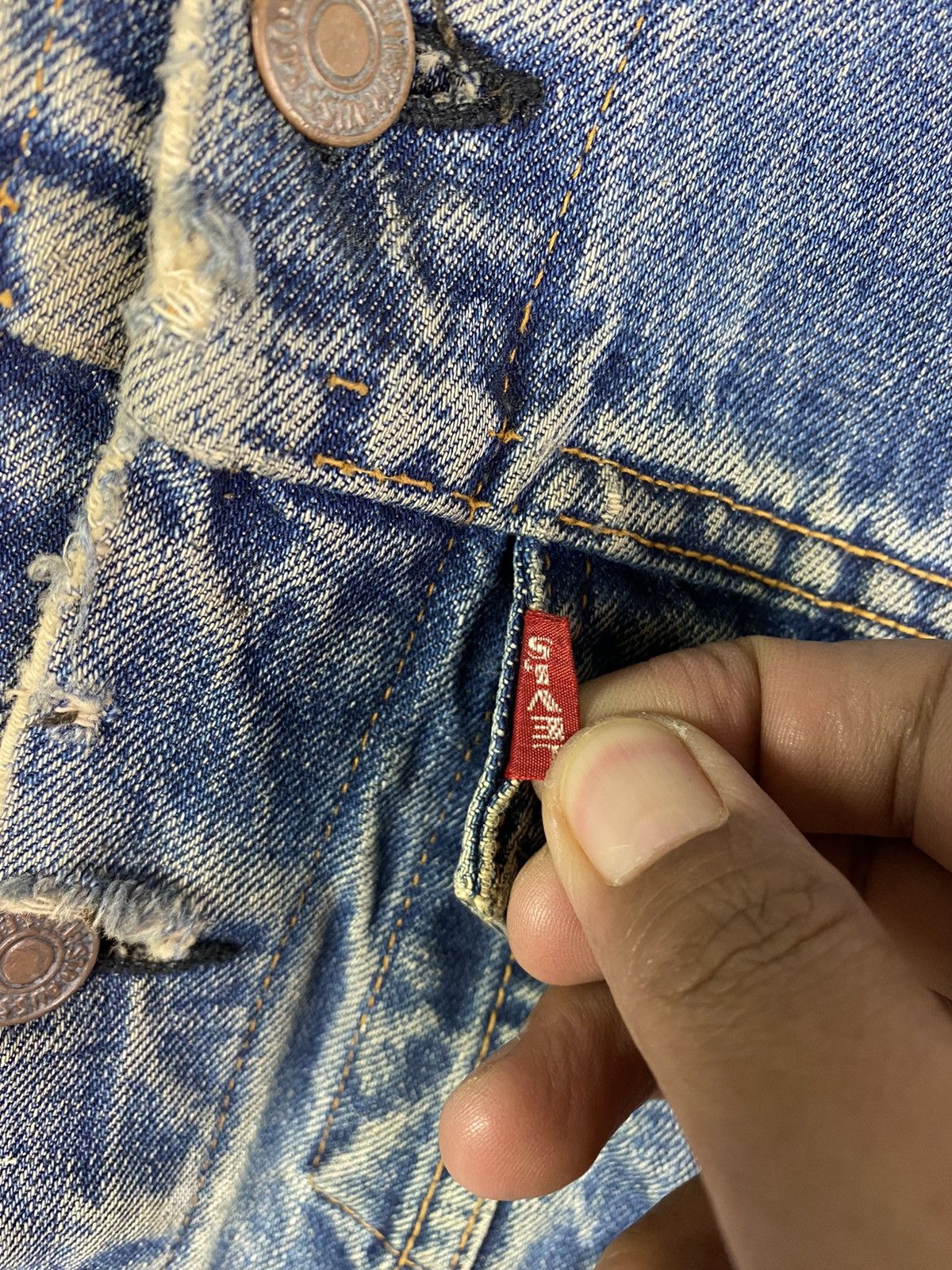 Levi's × Levi's Vintage Clothing × Vintage 🔥SALE🔥VINTAGE LEVIS BIG E TRUCKER DENIM JACKET Size US M / EU 48-50 / 2 - 6 Thumbnail