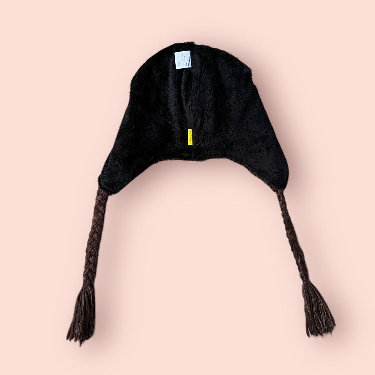 Japanese Brand VINTAGE MANDARINA DUCK CABLE KNITTED EARFLAP BEANIE Size ONE SIZE - 7 Thumbnail