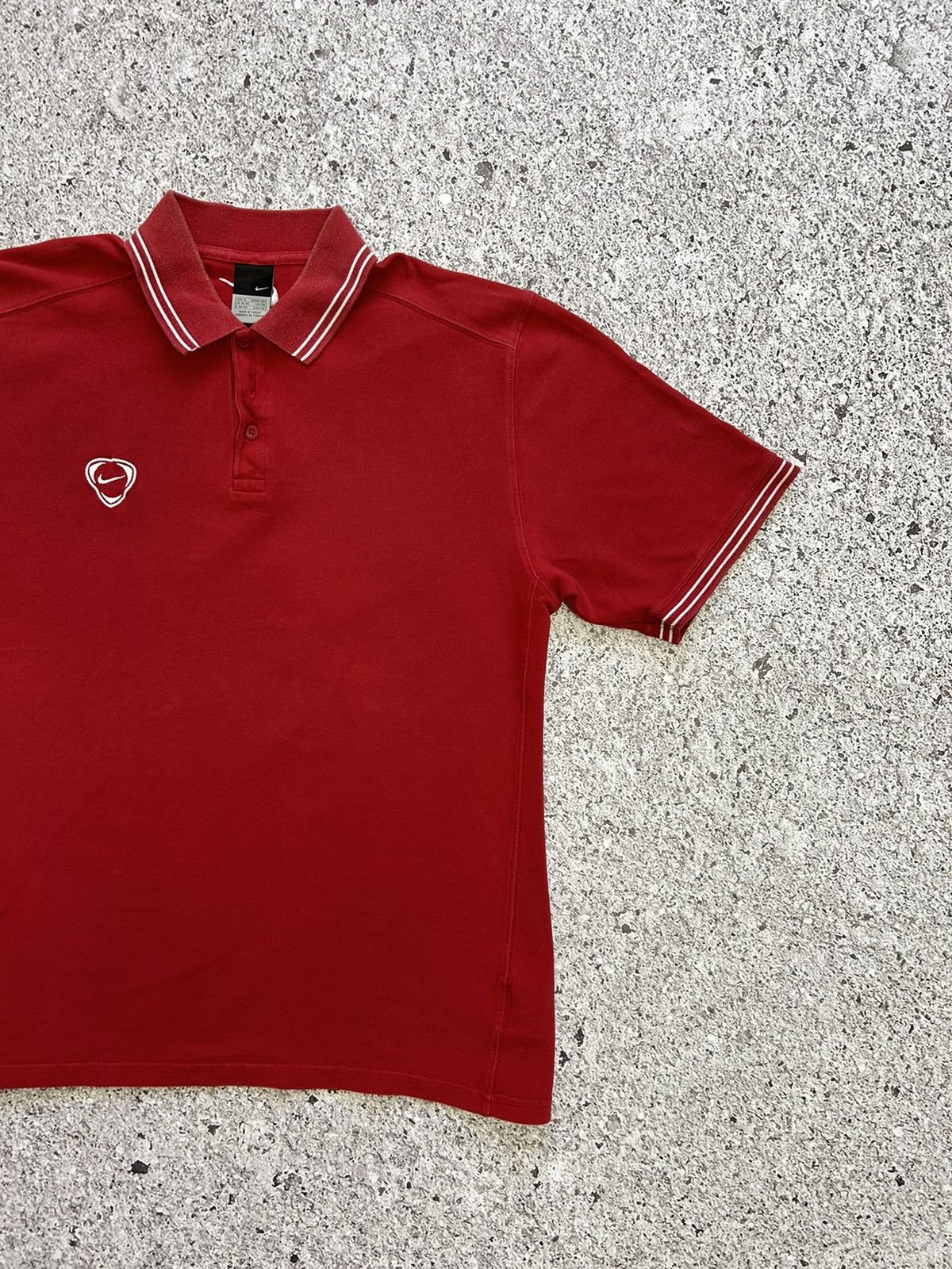 Nike × Vintage Vintage Nike Polo T-shirt Y2K Hype Size US XL / EU 56 / 4 - 3 Thumbnail