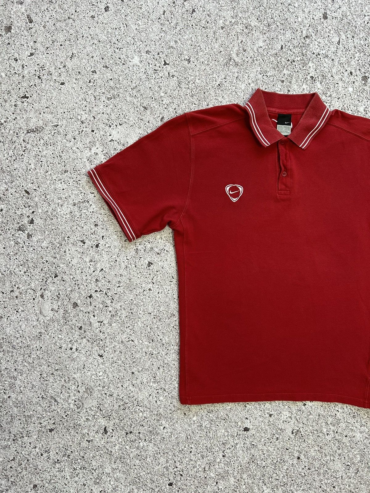 Nike × Vintage Vintage Nike Polo T-shirt Y2K Hype Size US XL / EU 56 / 4 - 2 Thumbnail