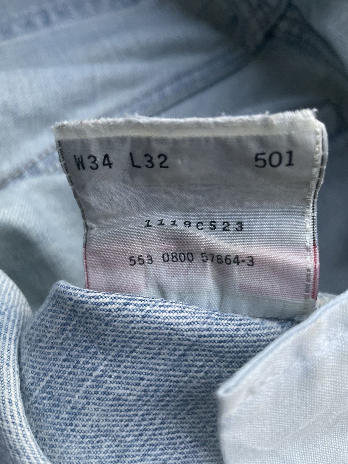 Levi's Vintage Levi’s 501 2000 Usa Aging Distressed Denim Size US 34 / EU 50 - 11 Thumbnail