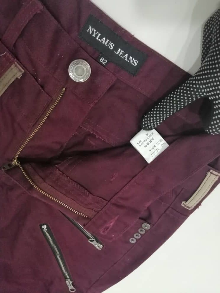 Japanese Brand NYLAUS Japan Double Waist Pants Size US 30 / EU 46 - 4 Thumbnail