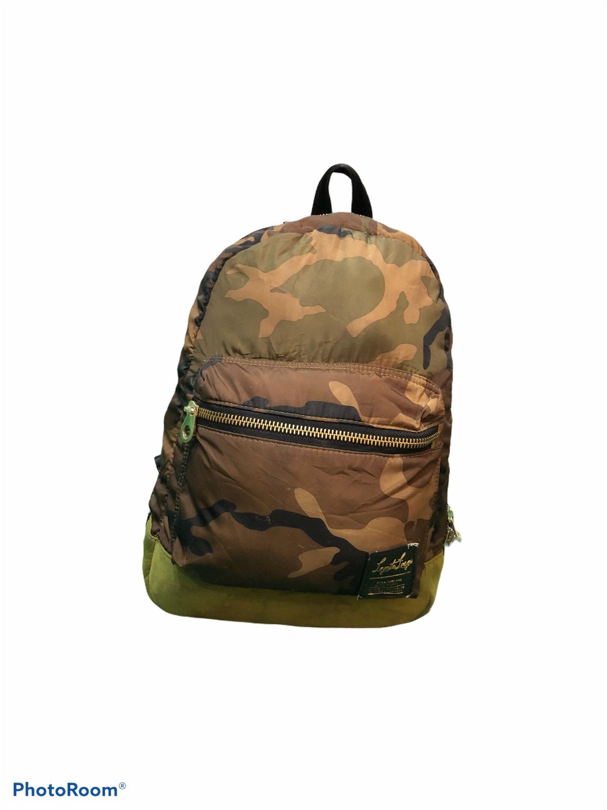 Japanese Brand Legato Large Camo Backpack Size ONE SIZE - 2 Thumbnail