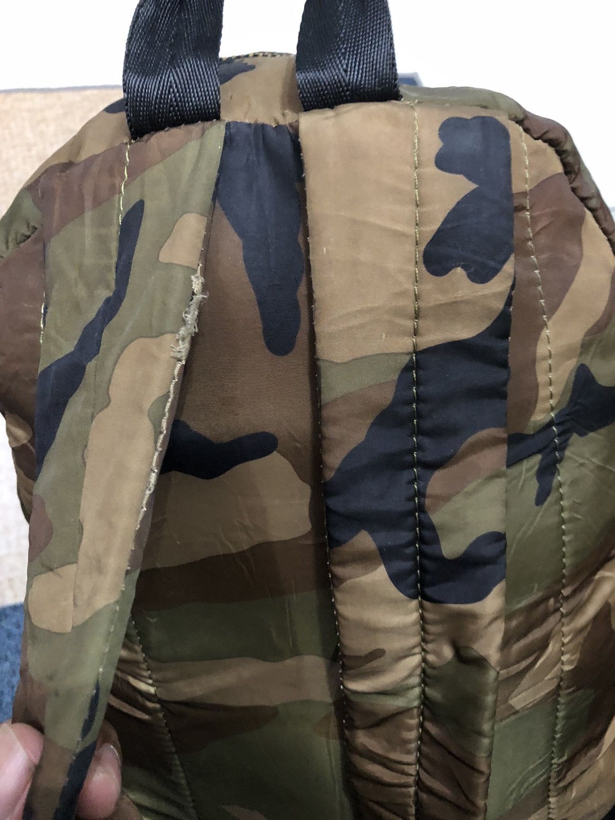 Japanese Brand Legato Large Camo Backpack Size ONE SIZE - 5 Thumbnail