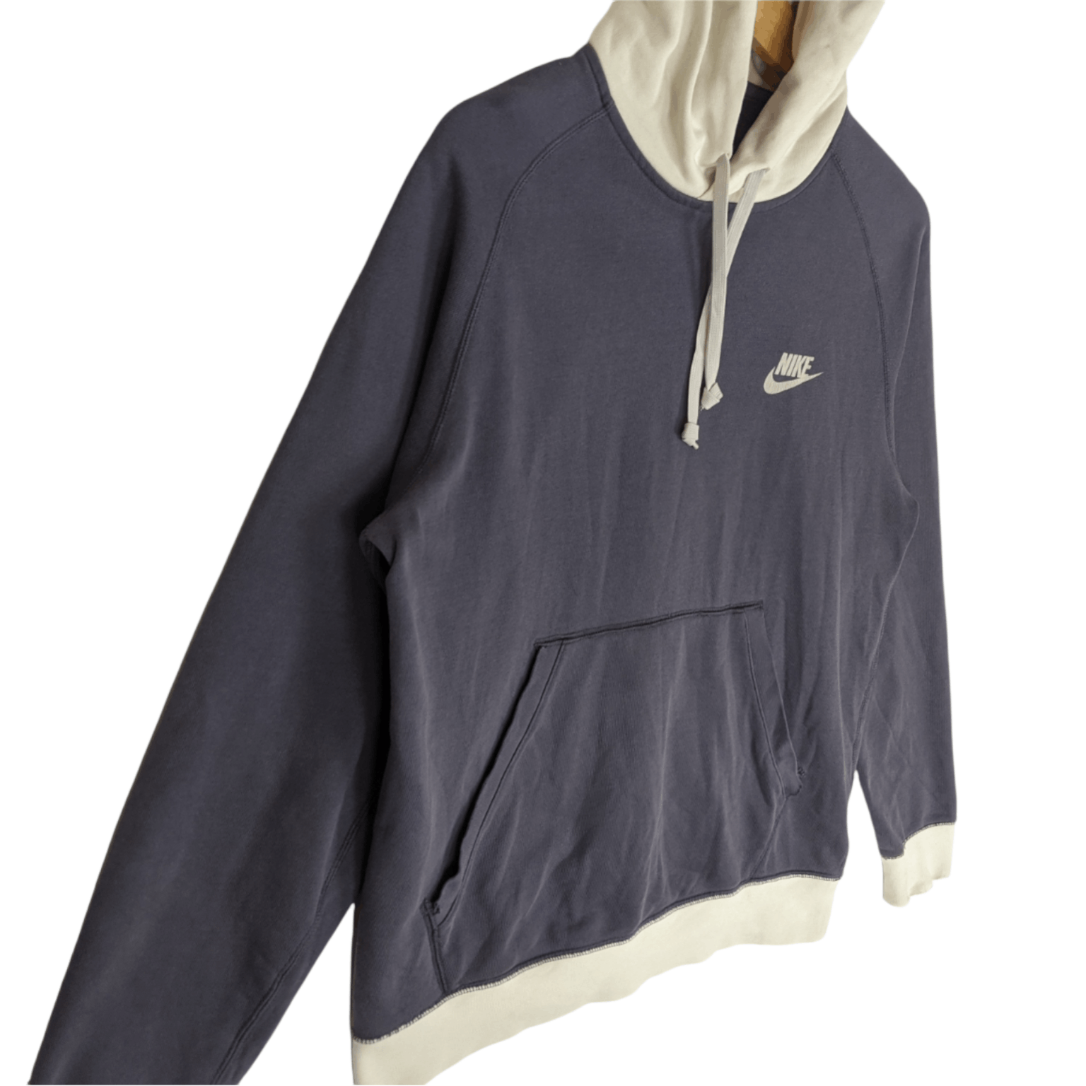Nike × Vintage Vintage 90's NIKE Swoosh Logo Hoodie Size US L / EU 52-54 / 3 - 3 Thumbnail