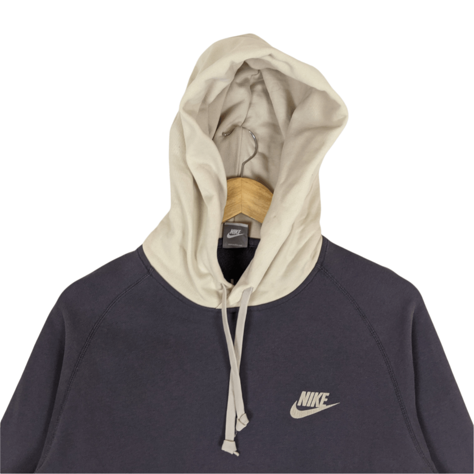 Nike × Vintage Vintage 90's NIKE Swoosh Logo Hoodie Size US L / EU 52-54 / 3 - 4 Thumbnail