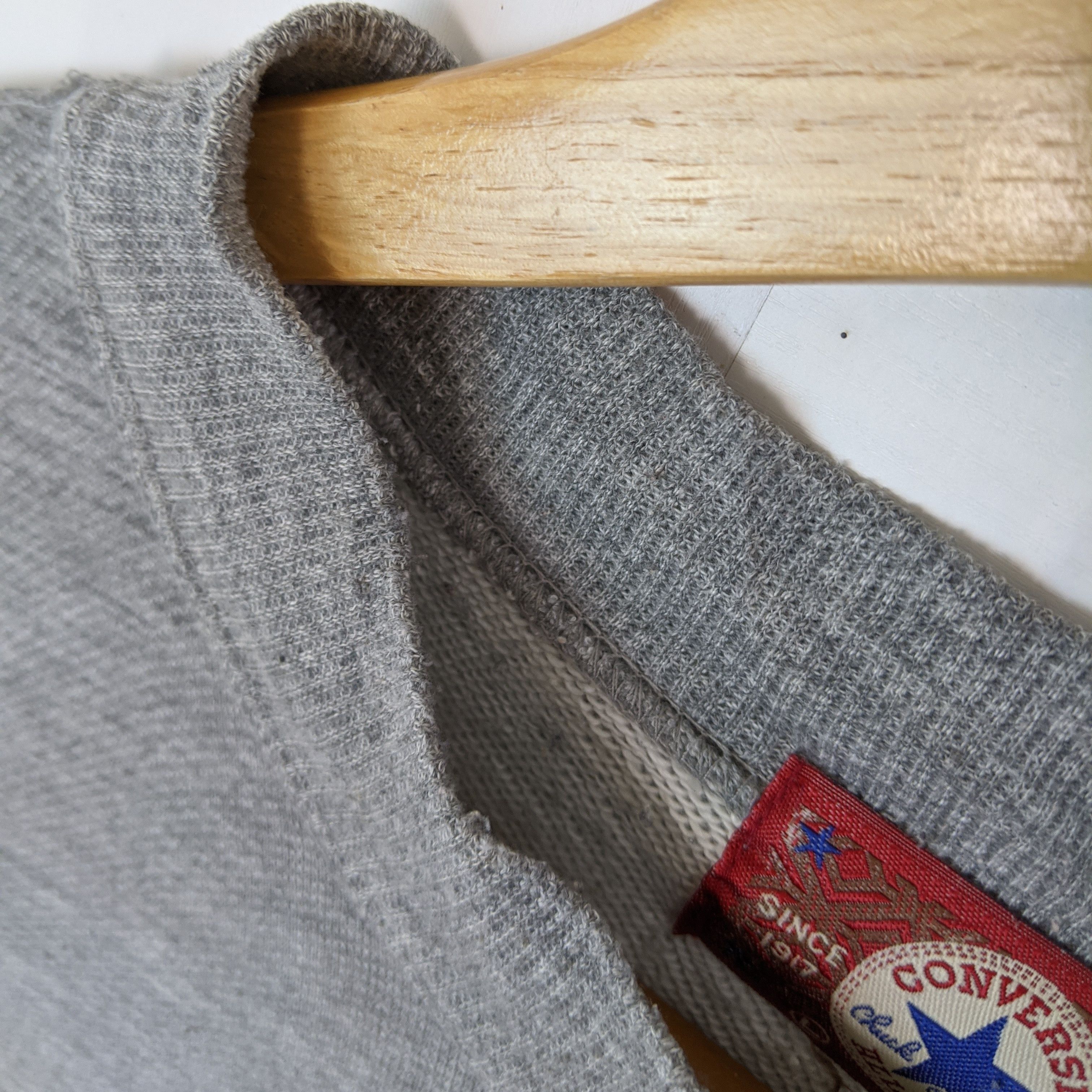 Converse × Vintage 2000's CONVERSE Big Logo Spell Out Jumper Sweatshirt Size US L / EU 52-54 / 3 - 8 Thumbnail