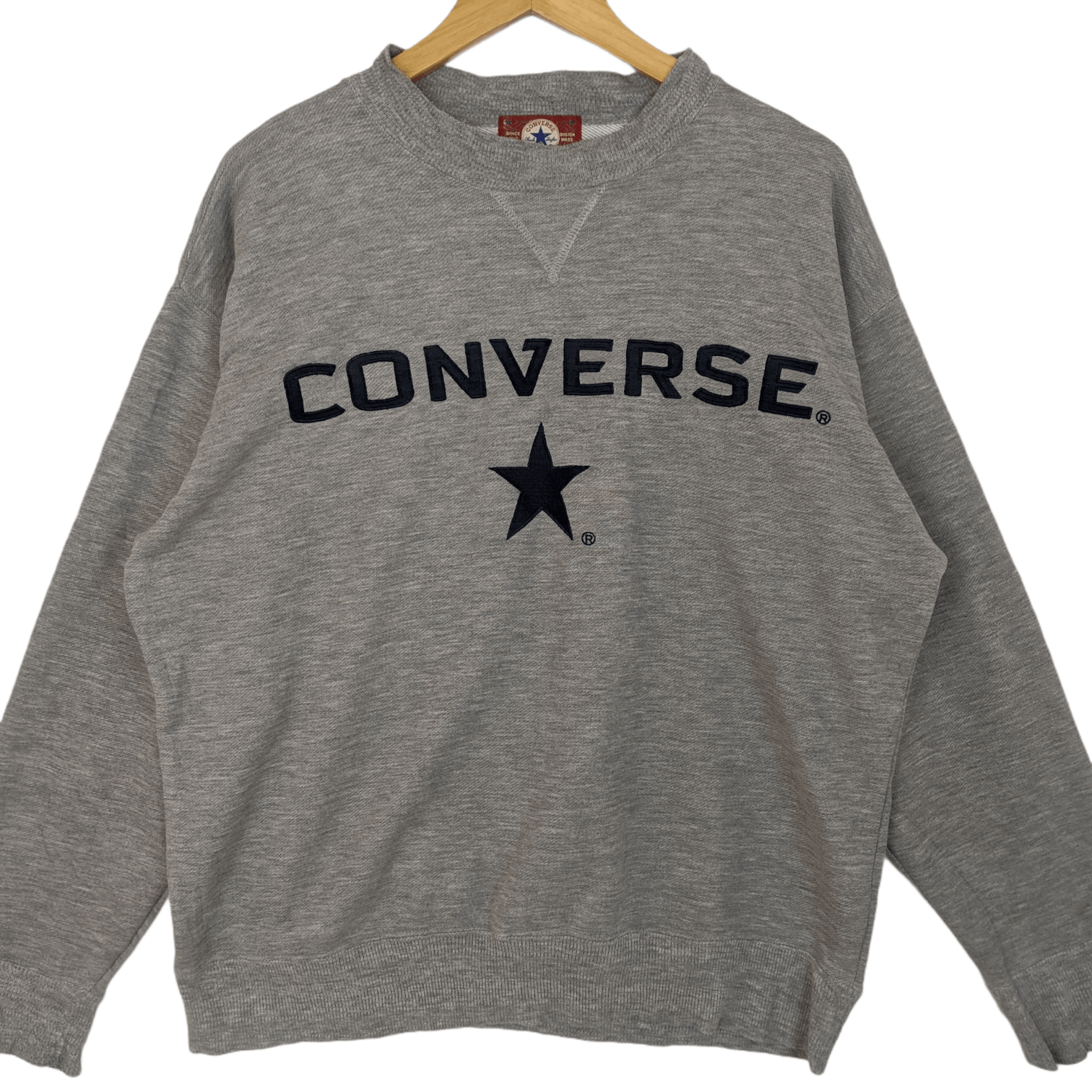 Converse × Vintage 2000's CONVERSE Big Logo Spell Out Jumper Sweatshirt Size US L / EU 52-54 / 3 - 2 Thumbnail