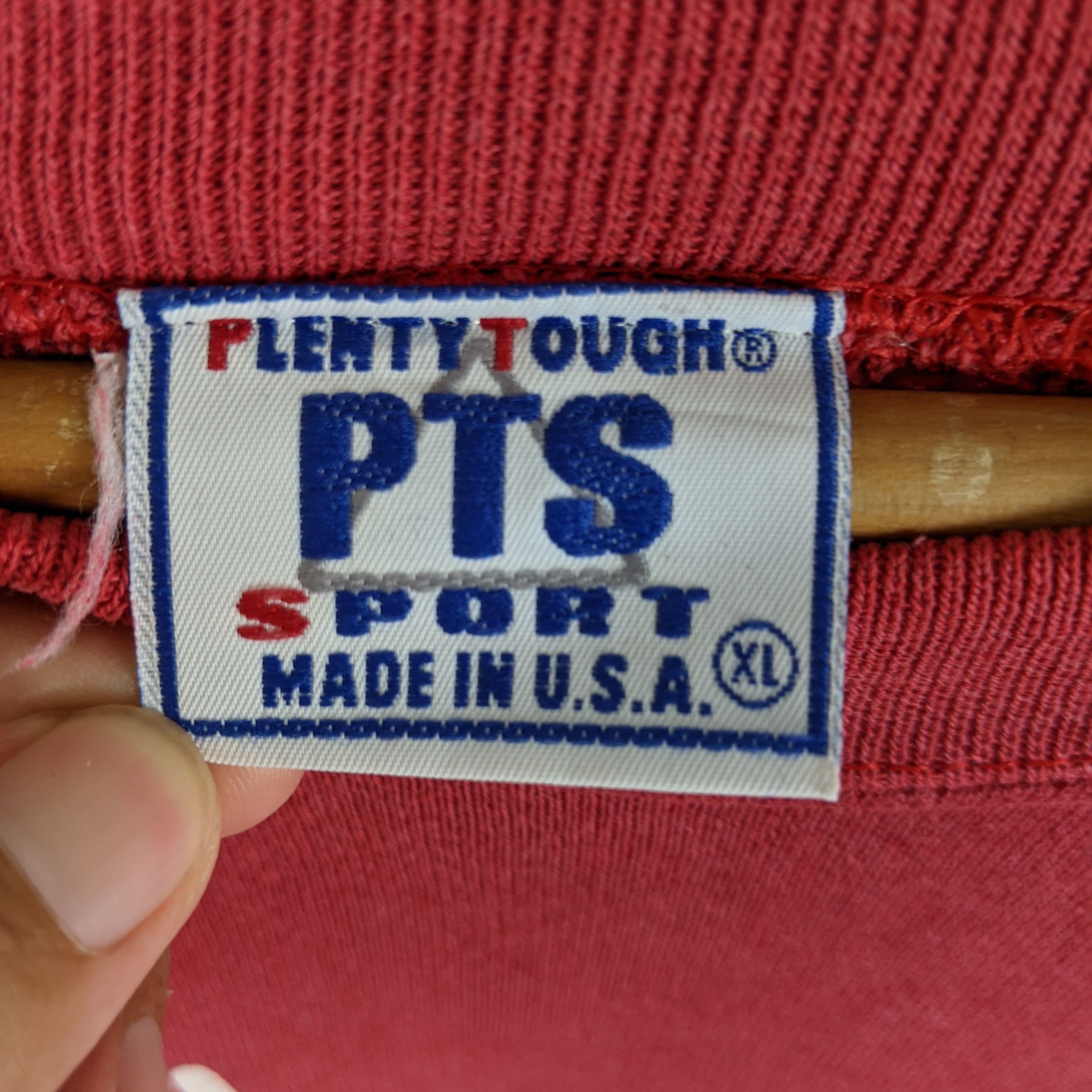 Vintage Vintage 90's PLENTY TOUGH SPORT Sweatshirt Size US XL / EU 56 / 4 - 8 Thumbnail