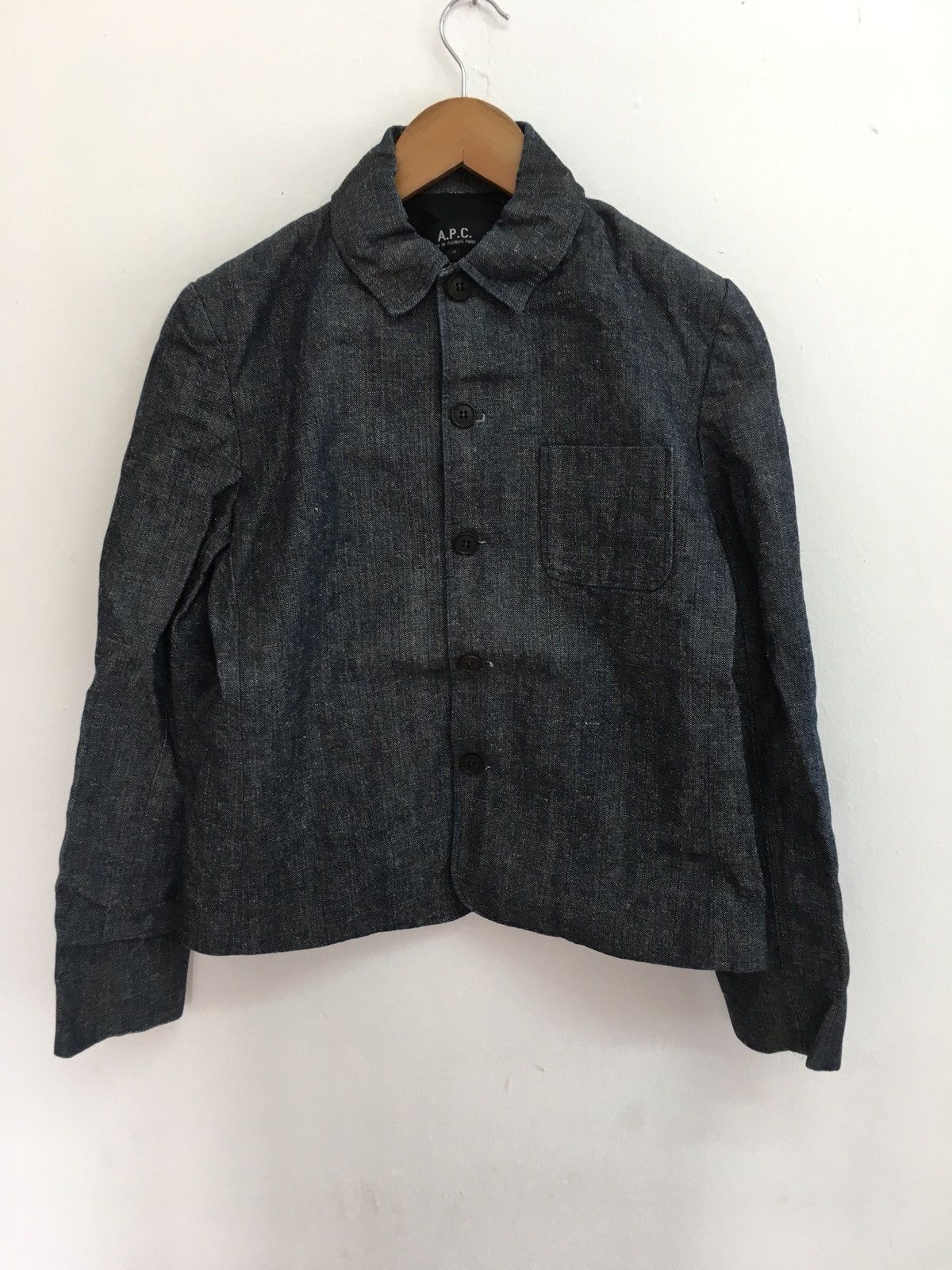 A.P.C. × Indigo denim jacket Size US M / EU 48-50 / 2 - 2 Thumbnail