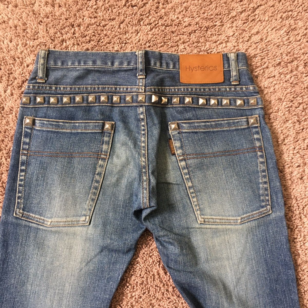 Hysteric Glamour × Japanese Brand × Vintage studed denim Size US 28 / EU 44 - 5 Thumbnail
