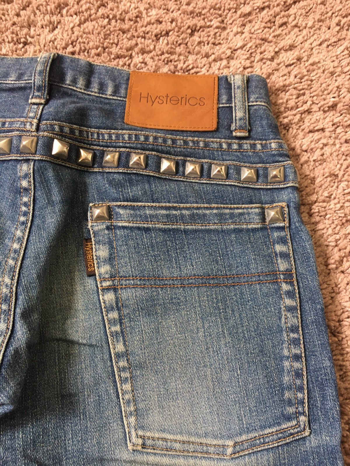 Hysteric Glamour × Japanese Brand × Vintage studed denim Size US 28 / EU 44 - 6 Thumbnail