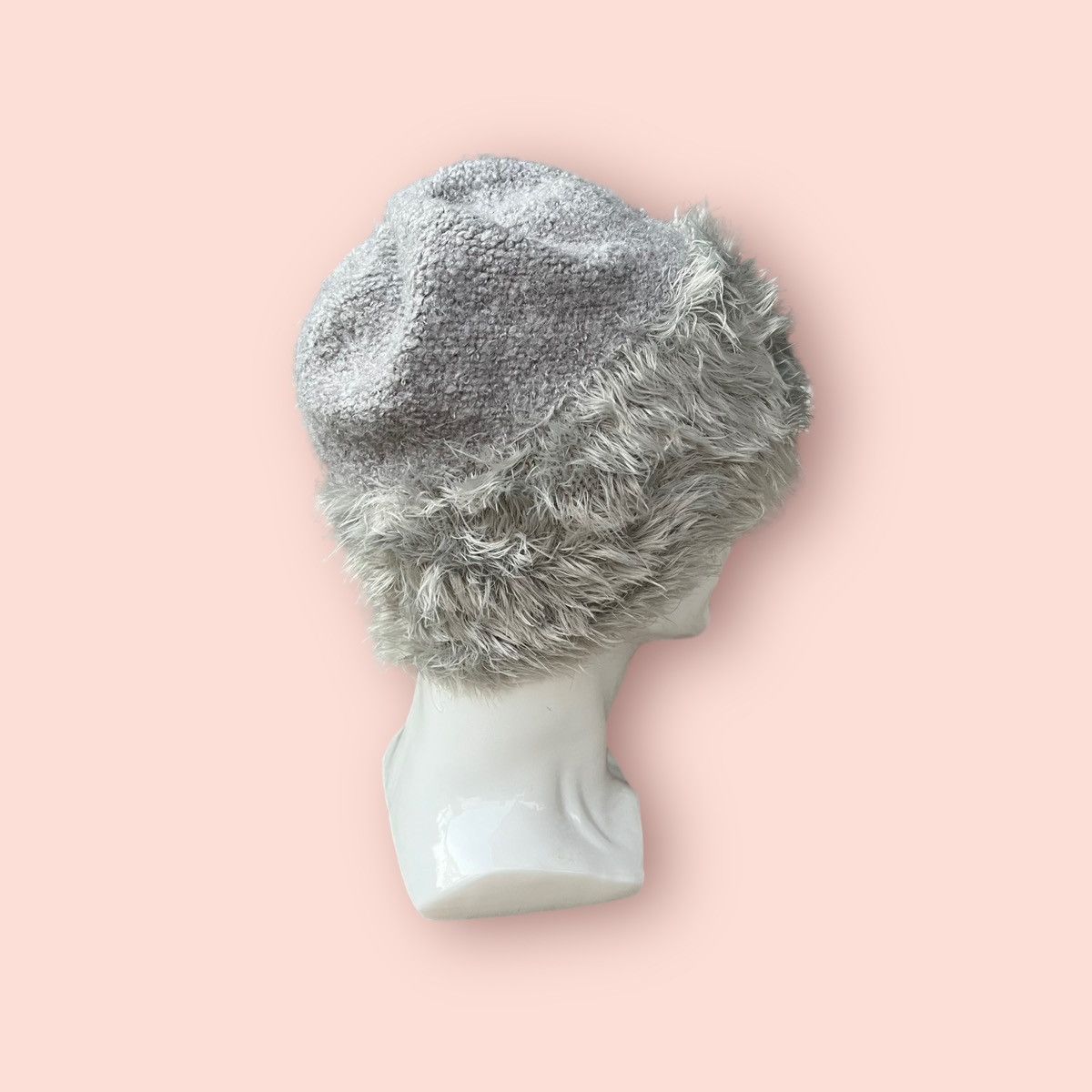 Japanese Brand × Vintage VINTAGE HALF MOHAIR FAUX FUR ALT BEANIE Size ONE SIZE - 9 Thumbnail