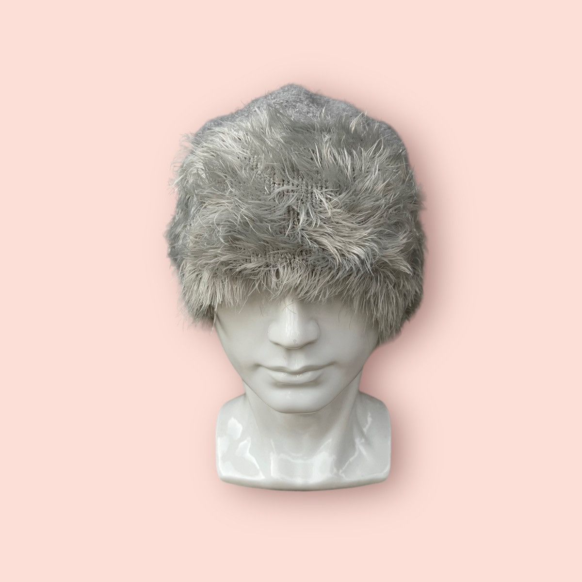 Japanese Brand × Vintage VINTAGE HALF MOHAIR FAUX FUR ALT BEANIE Size ONE SIZE - 2 Thumbnail