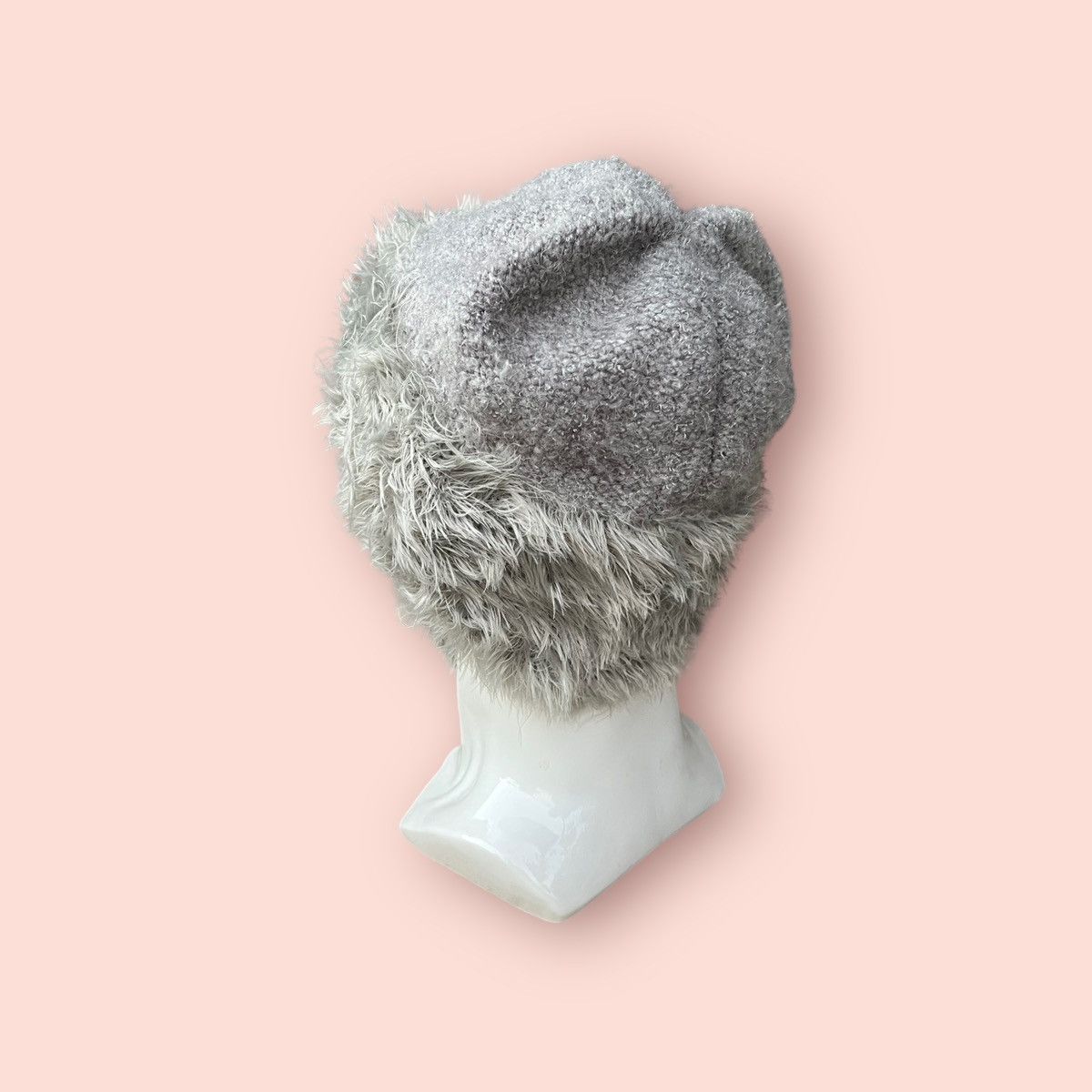 Japanese Brand × Vintage VINTAGE HALF MOHAIR FAUX FUR ALT BEANIE Size ONE SIZE - 7 Thumbnail