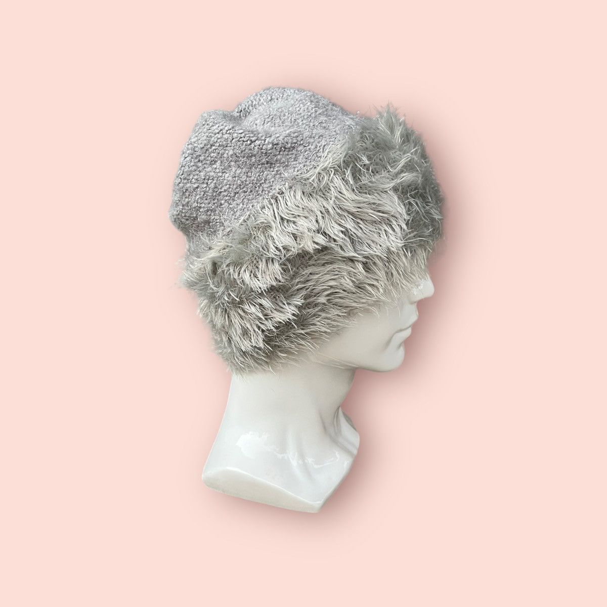 Japanese Brand × Vintage VINTAGE HALF MOHAIR FAUX FUR ALT BEANIE Size ONE SIZE - 10 Thumbnail